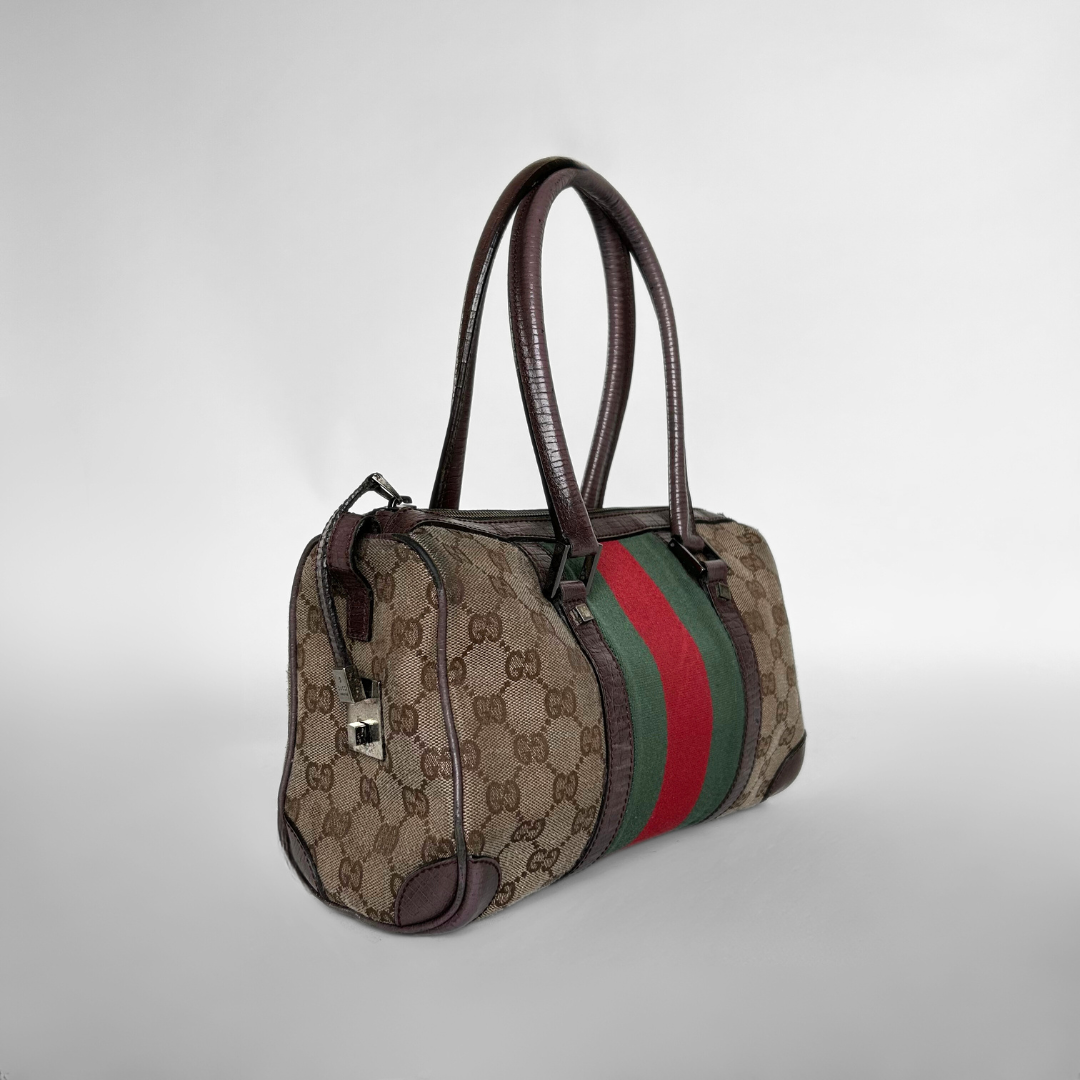 Gucci Gucci Boston Bag Monogram Canvas - Handbags - Etoile Luxury Vintage