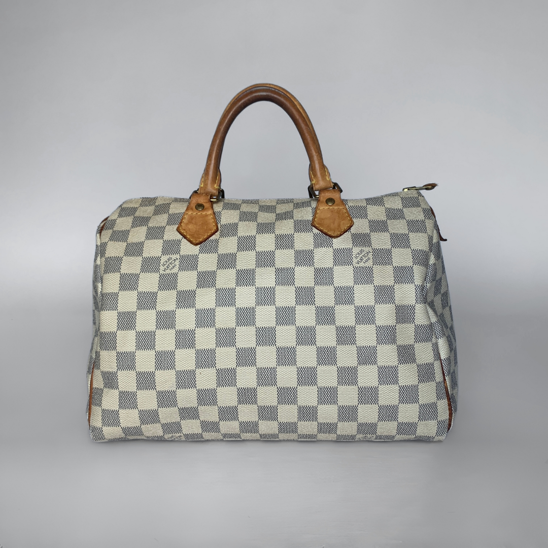 Louis Vuitton Louis Vuitton Speedy 30 Damier Azur Canvas - Handbags - Etoile Luxury Vintage