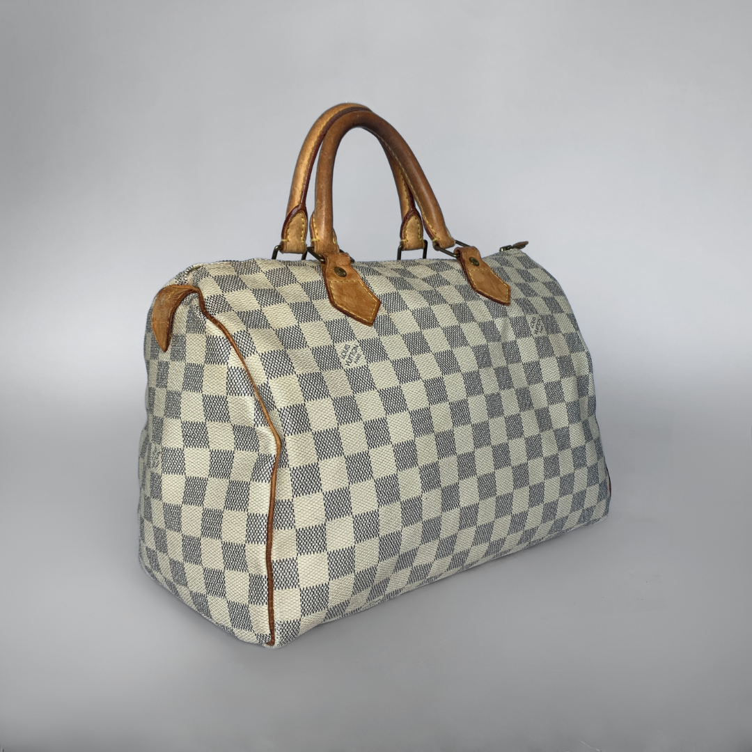 Louis Vuitton Louis Vuitton Speedy 30 Damier Azur Canvas - Handbags - Etoile Luxury Vintage