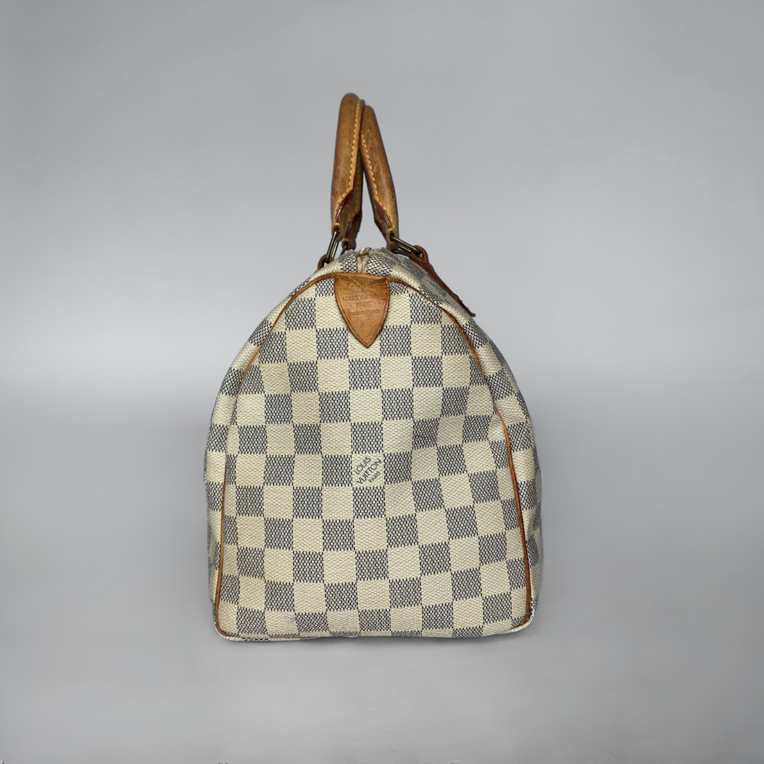 Louis Vuitton Louis Vuitton Speedy 30 Damier Azur Canvas - Handbags - Etoile Luxury Vintage