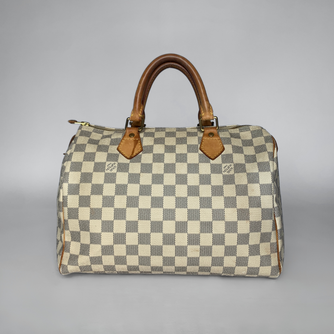 Louis Vuitton Louis Vuitton Speedy 30 Damier Azur Canvas - Handbags - Etoile Luxury Vintage