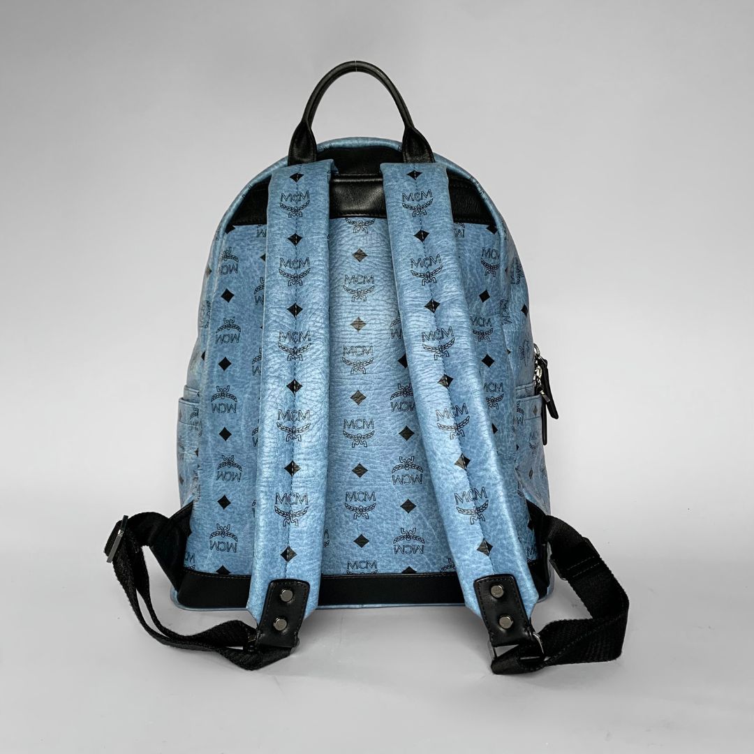 MCM MCM Stark Studded Backpack Coated Canvas - Backpacks - Etoile Luxury Vintage