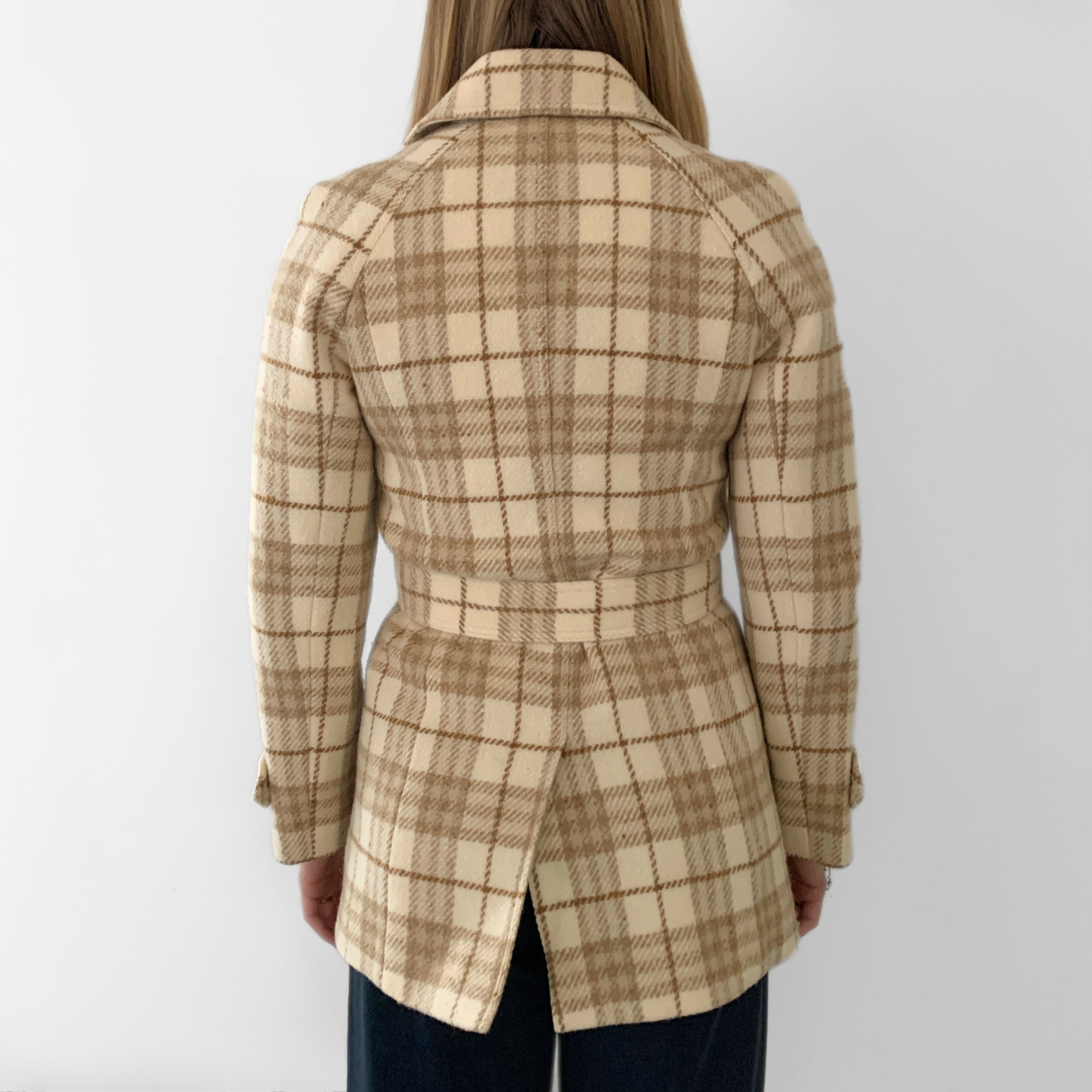 Vintage Burberry Coat Short