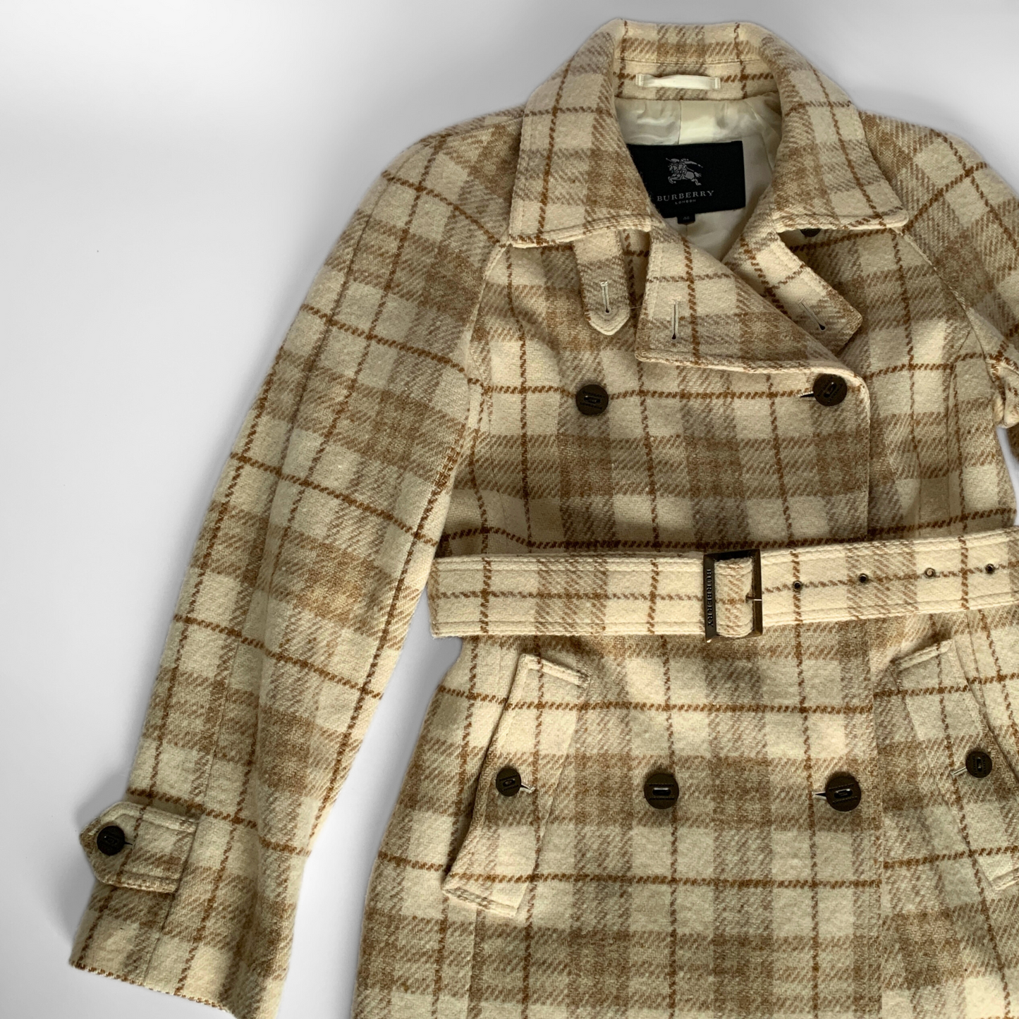 Vintage Burberry Coat Short