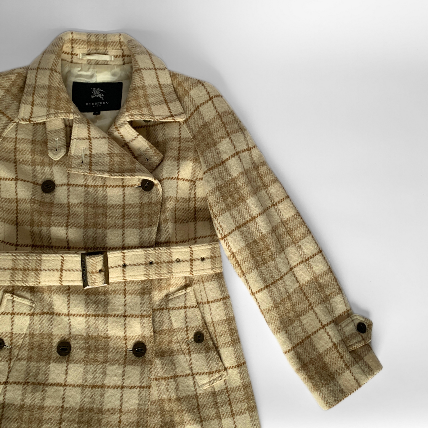 Vintage Burberry Coat Short