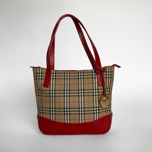 Burberry Burberry Tote Bag Canvas - Shoulder bags - Etoile Luxury Vintage