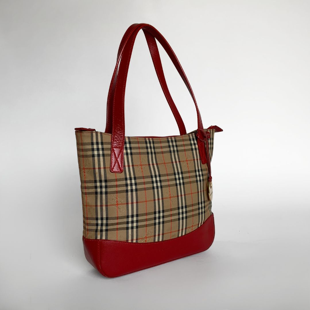 Burberry Burberry Tote Bag Canvas - Shoulder bags - Etoile Luxury Vintage