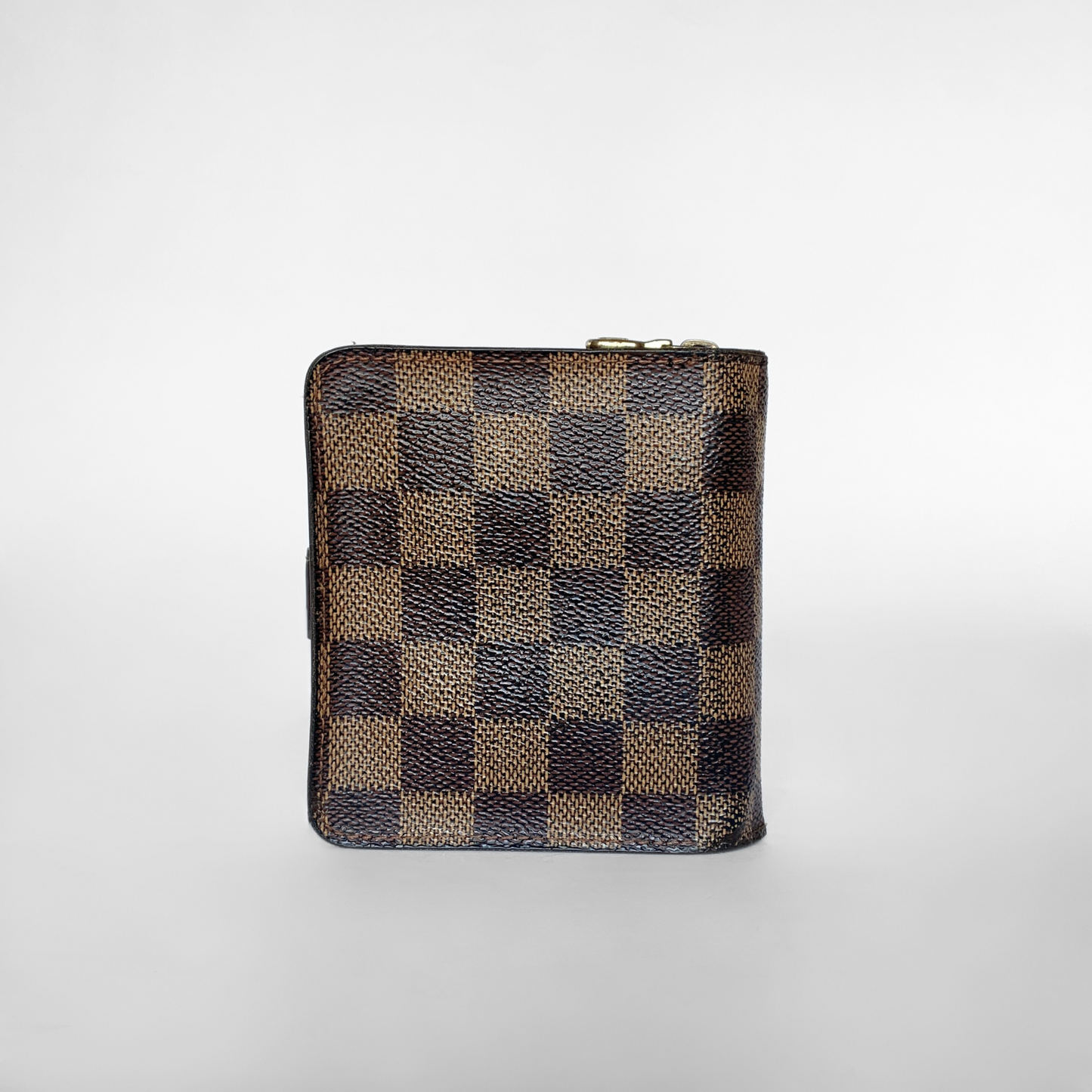 Louis Vuitton Zipper Wallet Damier Ebene Canvas