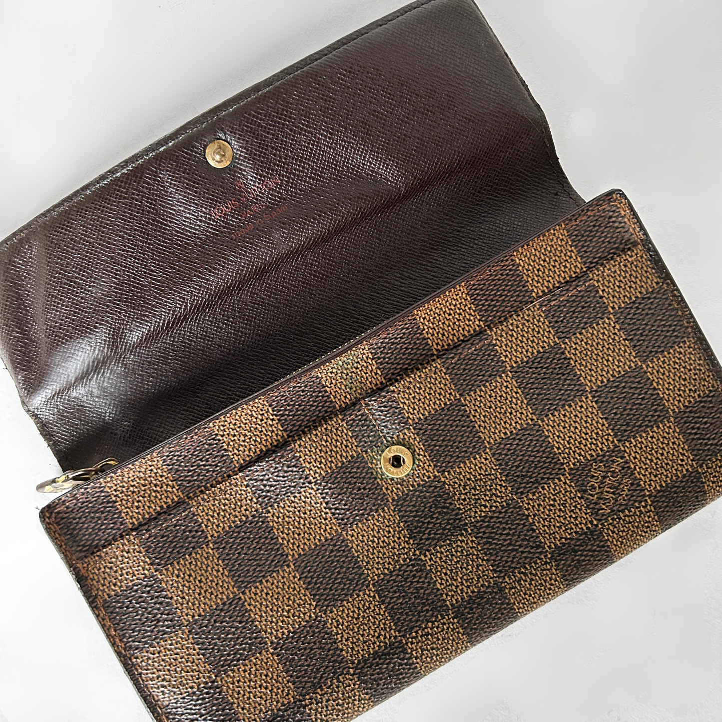 Louis Vuitton Louis Vuitton Wallet Large Damier Ebene Canvas - Wallets - Etoile Luxury Vintage