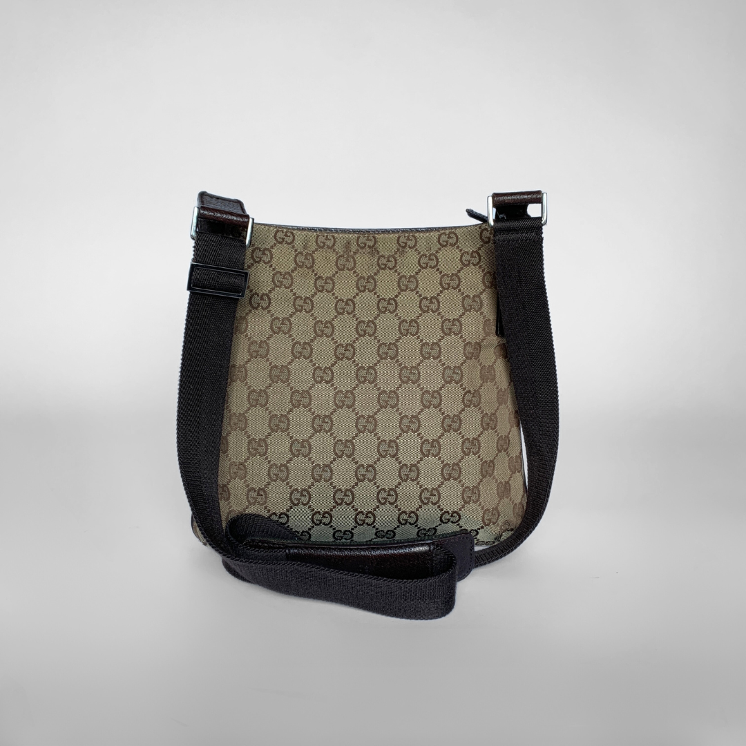 Gucci Gucci Crossbody Messenger Bag Monogram Canvas - Crossbody bags - Etoile Luxury Vintage