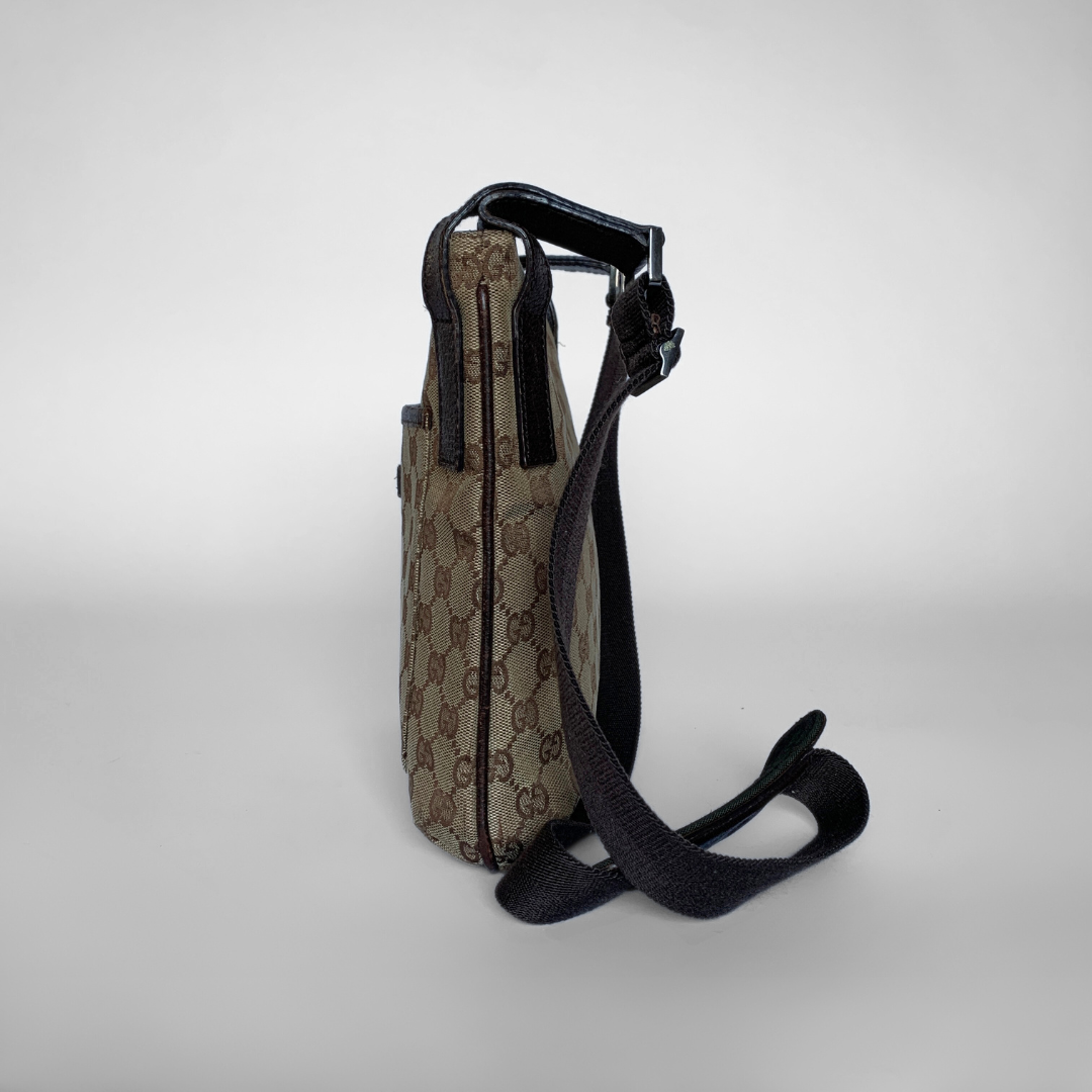 Gucci Gucci Crossbody Messenger Bag Monogram Canvas - Crossbody bags - Etoile Luxury Vintage