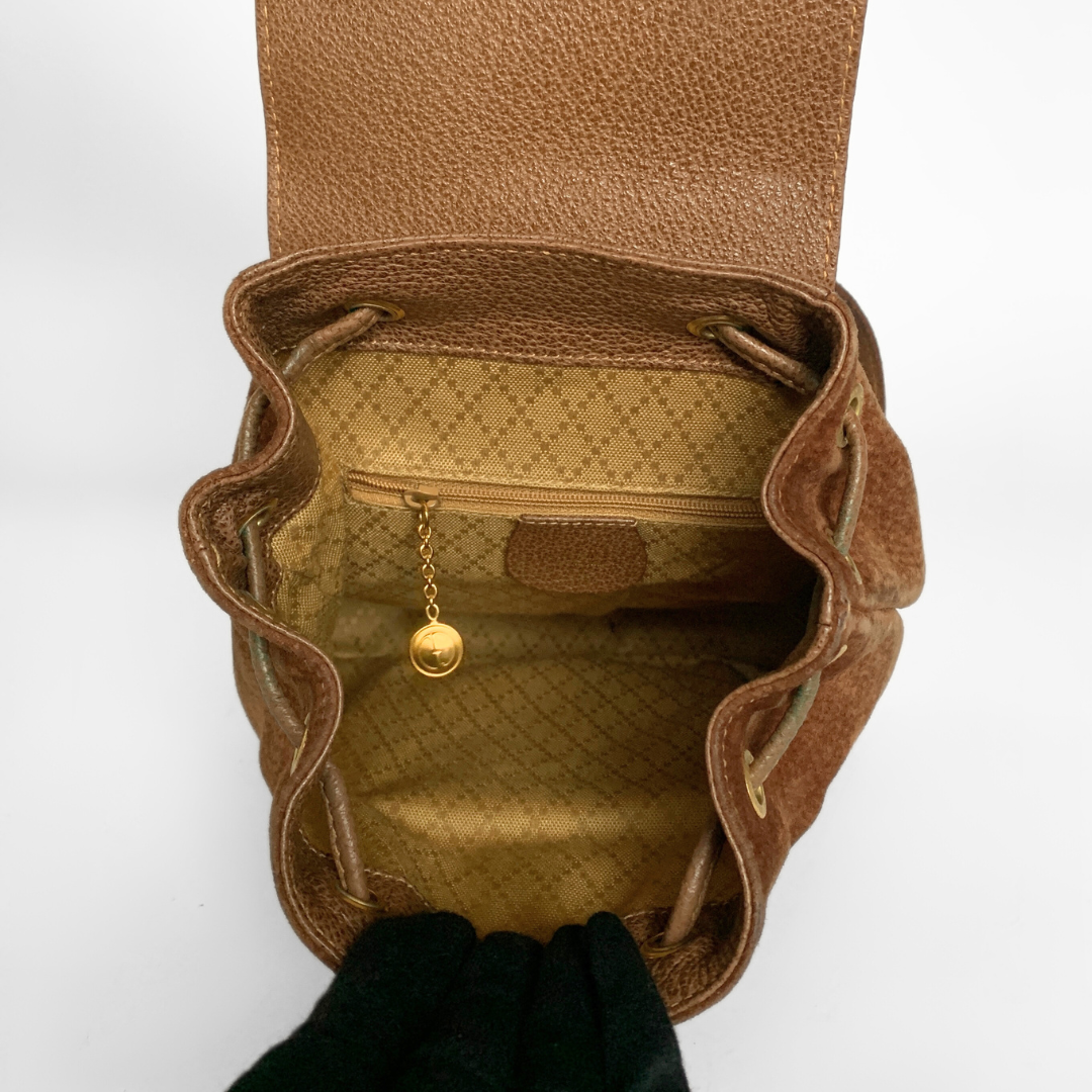 Gucci Bamboo Backpack Small Leather