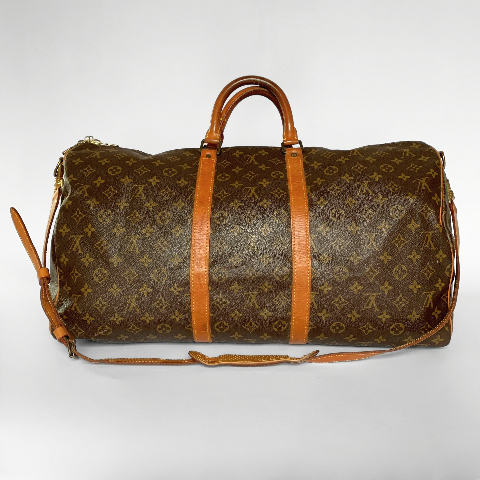 Louis Vuitton Louis Vuitton Keepall 55 Bandouli&egrave;re Monogram Canvas - Handbags - Etoile Luxury Vintage