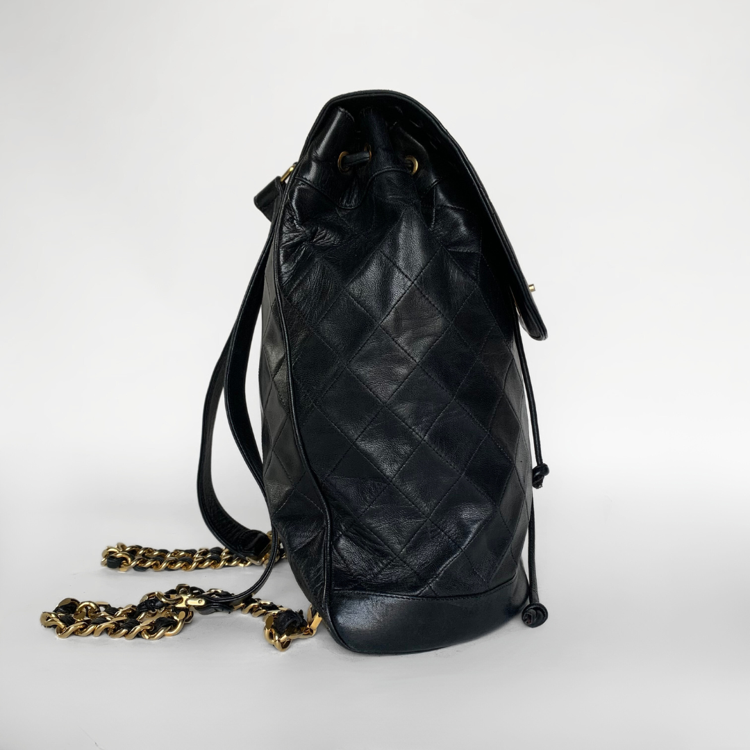 Chanel Chanel CC Backpack Lambskin Leather - Backpacks - Etoile Luxury Vintage