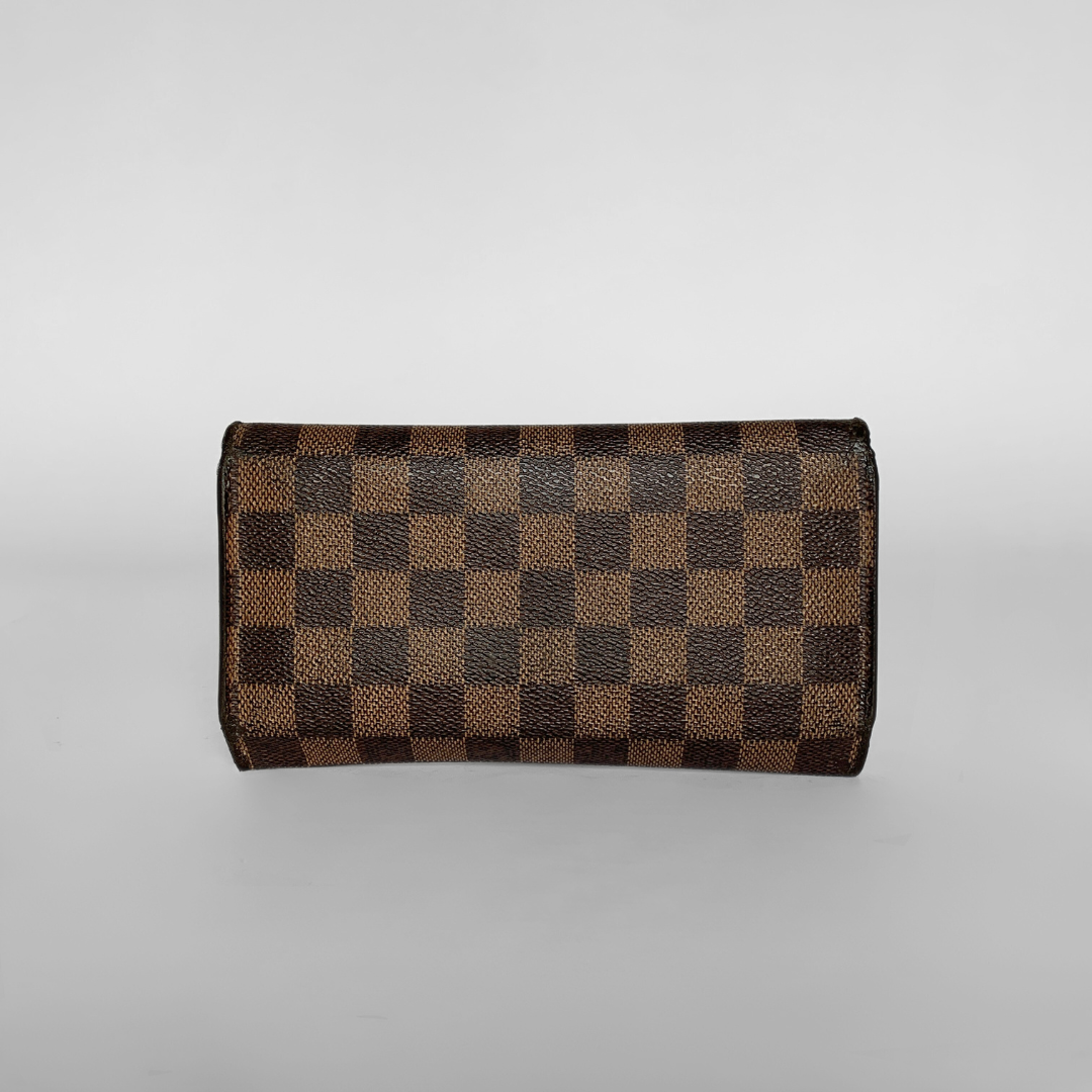 Louis Vuitton Wallet International Damier Ebene Canvas