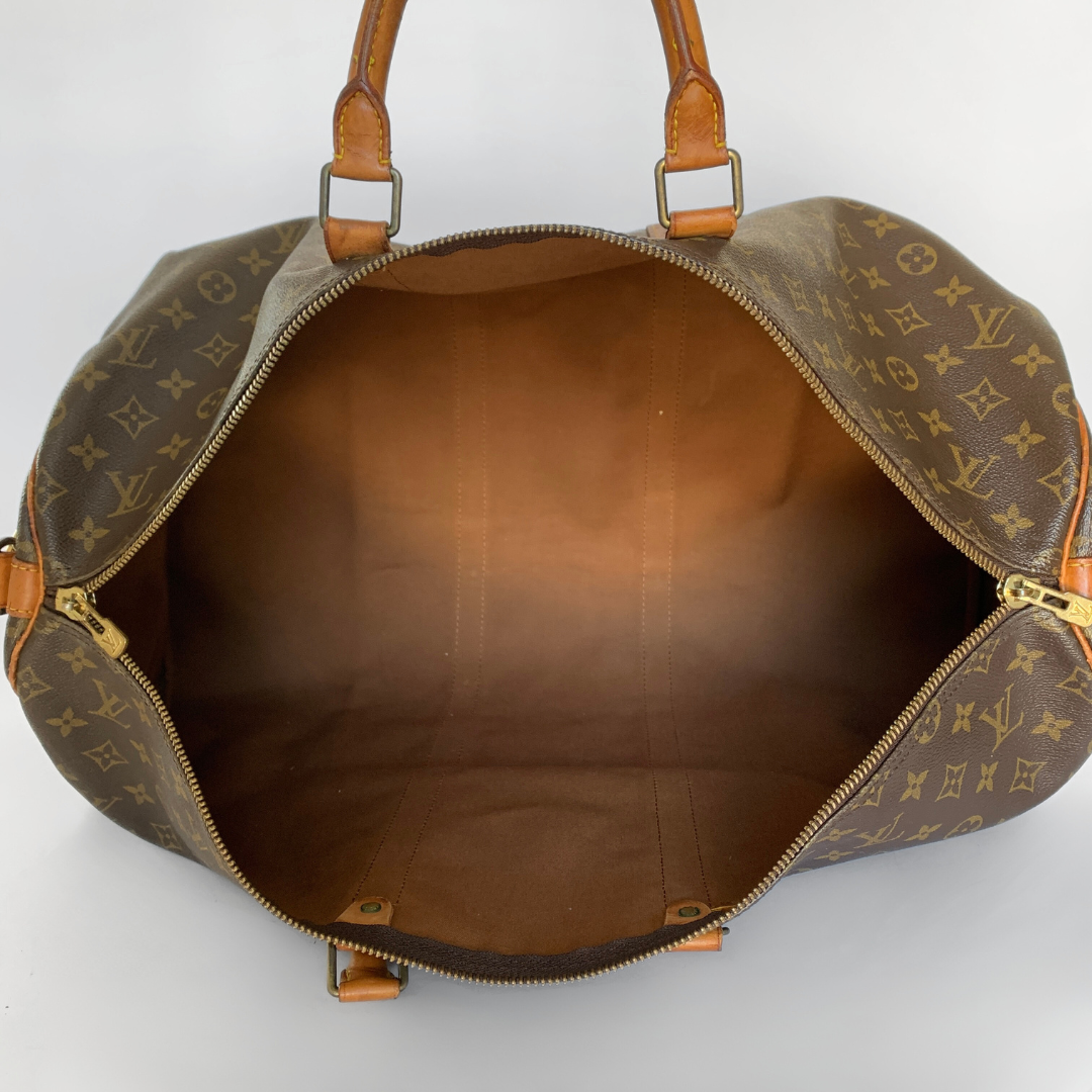 Louis Vuitton Louis Vuitton Keepall 55 Bandouli&egrave;re Monogram Canvas - Handbags - Etoile Luxury Vintage