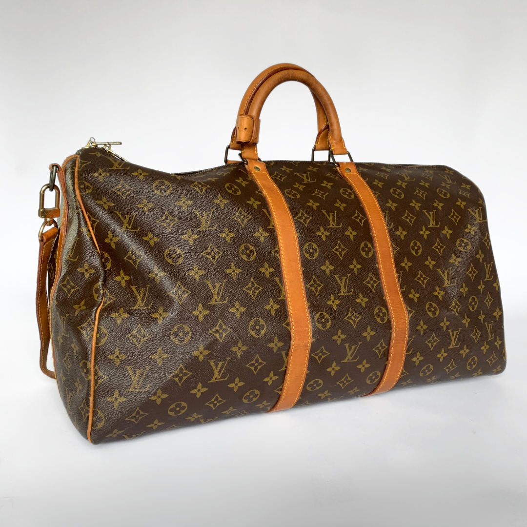 Louis Vuitton Louis Vuitton Keepall 55 Bandouli&egrave;re Monogram Canvas - Handbags - Etoile Luxury Vintage