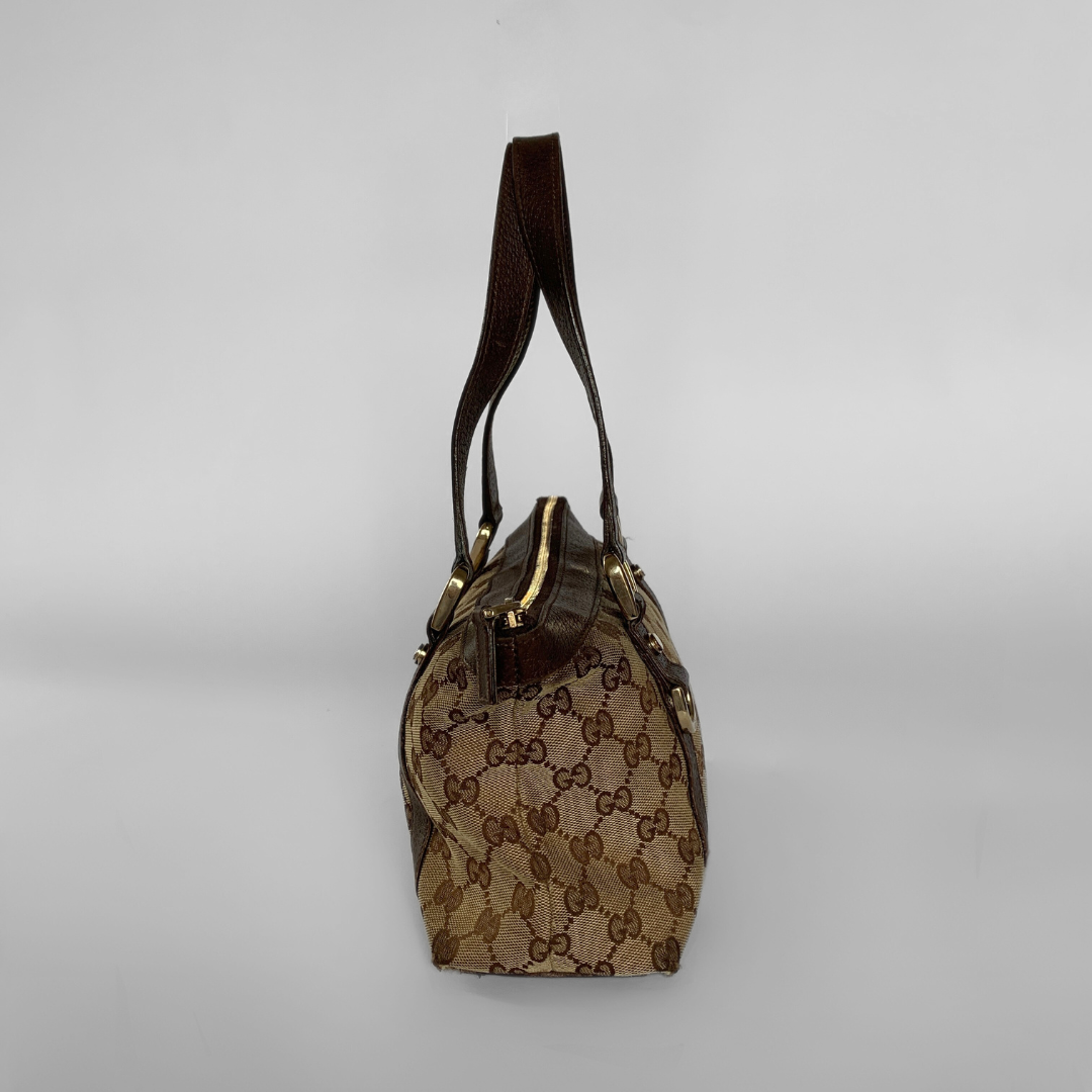 Gucci Abbey Tote Bag Small Monogram Canvas