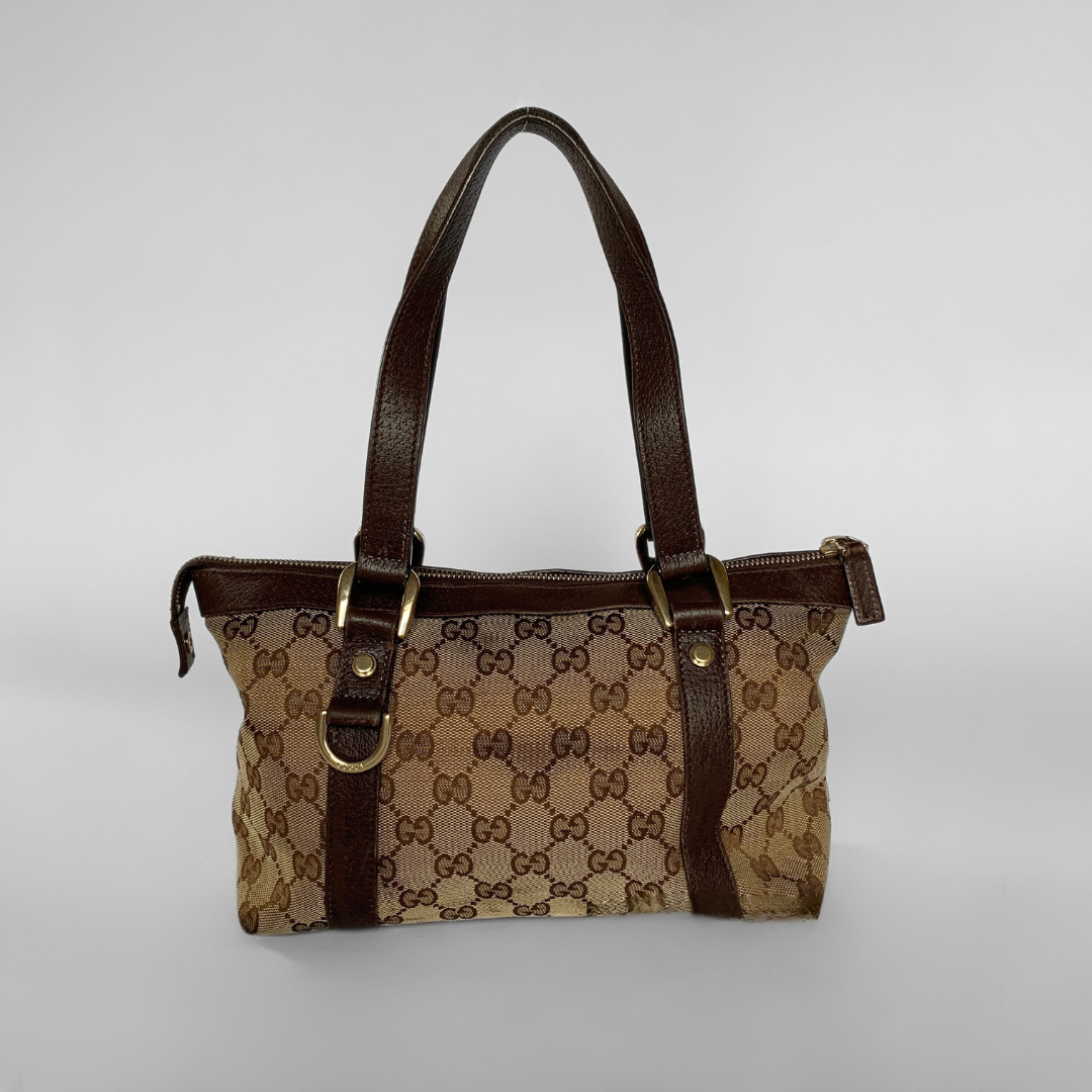 Gucci Abbey Tote Bag Small Monogram Canvas