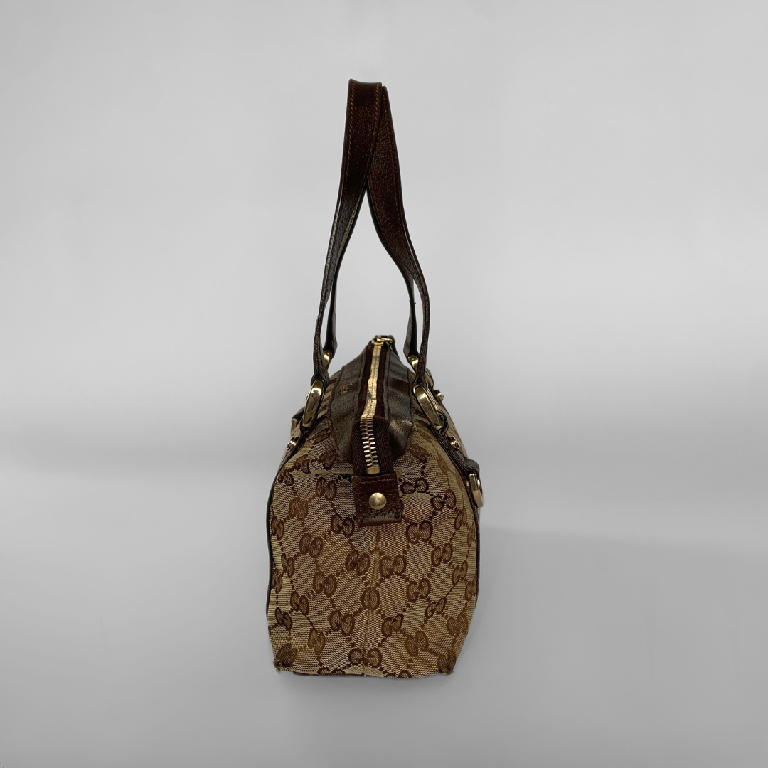 Gucci Abbey Tote Bag Small Monogram Canvas