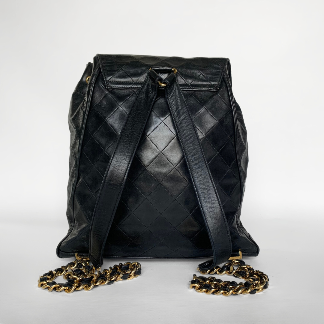 Chanel Chanel CC Backpack Lambskin Leather - Backpacks - Etoile Luxury Vintage