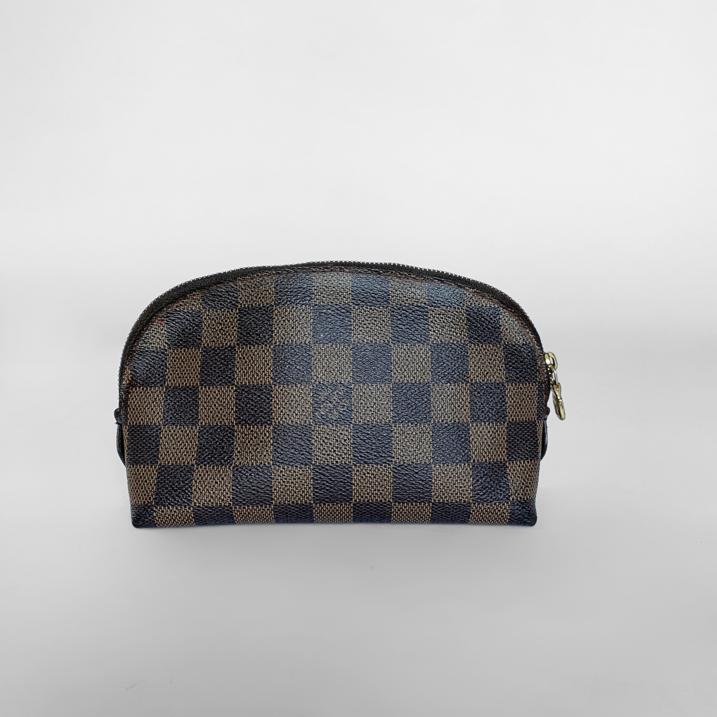 Louis Vuitton Cosmetic Pouch Damier Ebene Canvas