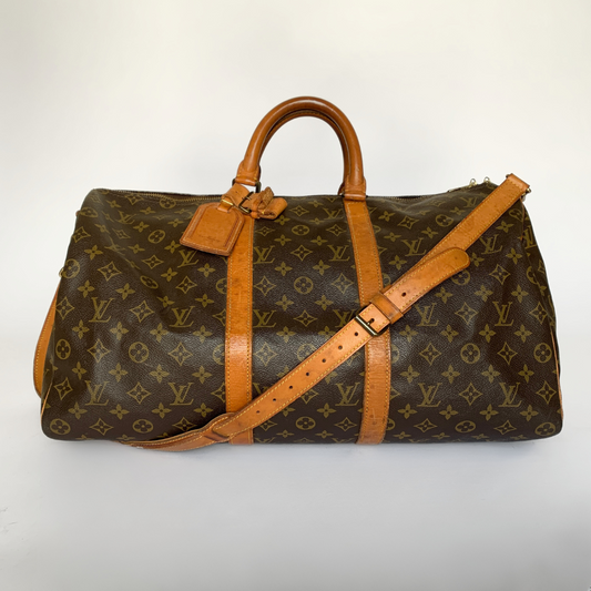 Louis Vuitton Louis Vuitton Keepall 50 Bandouli&egrave;re Monogram Canvas - Handbags - Etoile Luxury Vintage