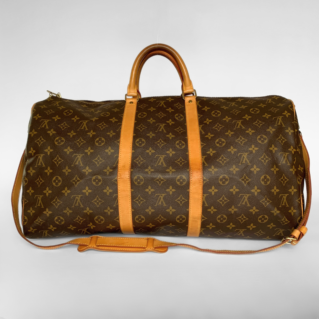 Louis Vuitton Louis Vuitton Keepall 55 Bandouli&egrave;re Monogram Canvas - Travel bags - Etoile Luxury Vintage