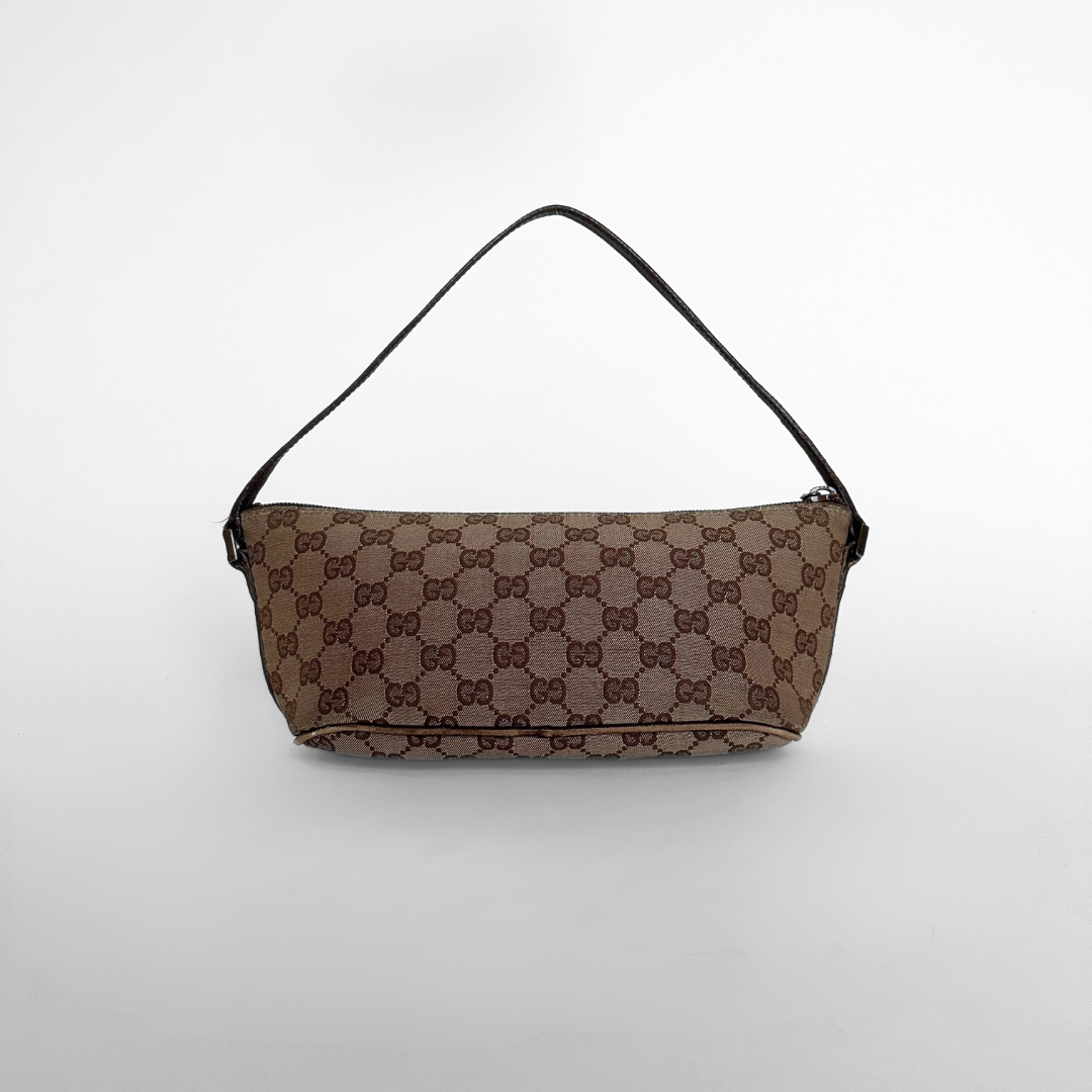 Gucci Gucci Boat Pochette Monogram Canvas - Handbags - Etoile Luxury Vintage