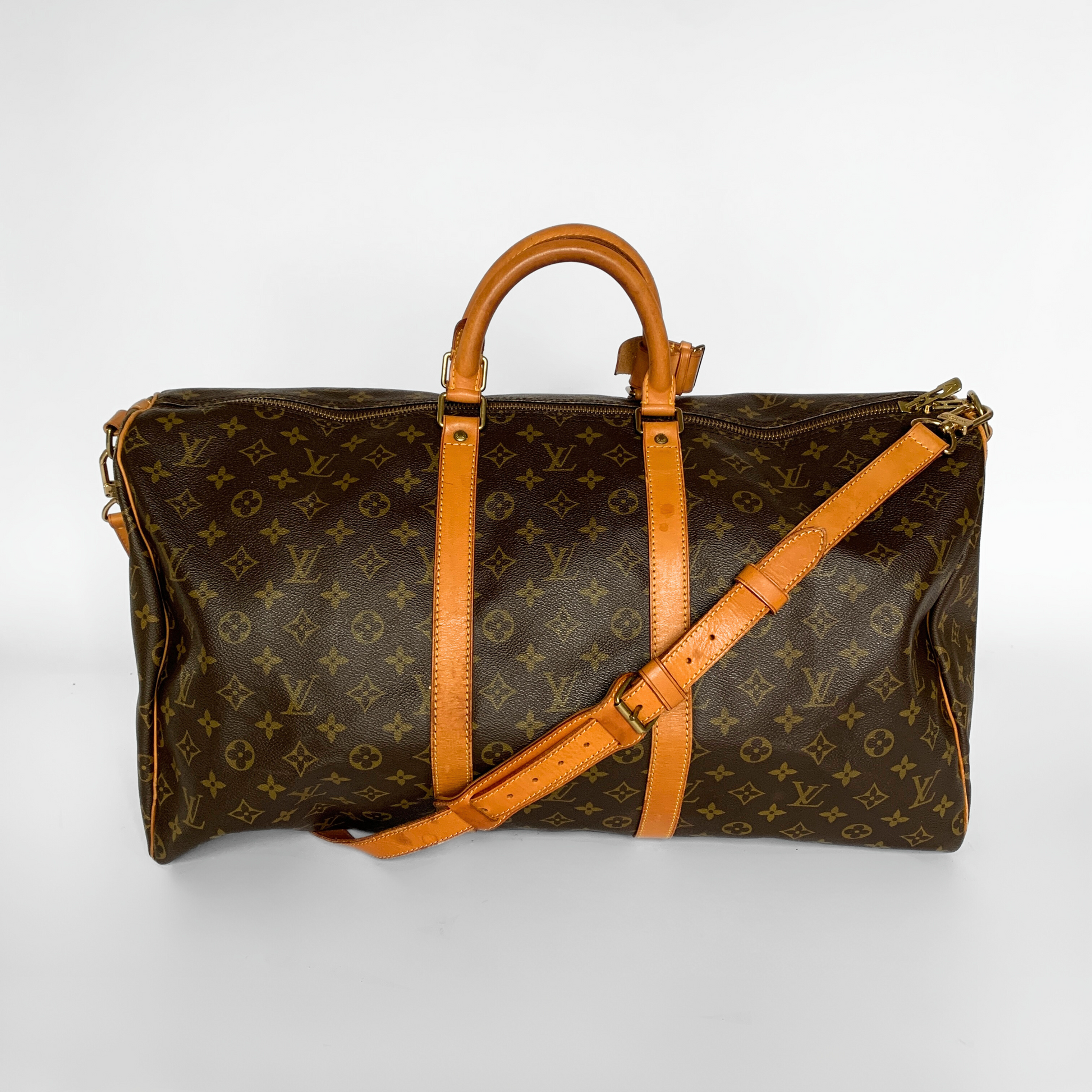 Louis Vuitton Louis Vuitton Keepall 55 Bandouli&egrave;re Monogram Canvas - Travel bags - Etoile Luxury Vintage