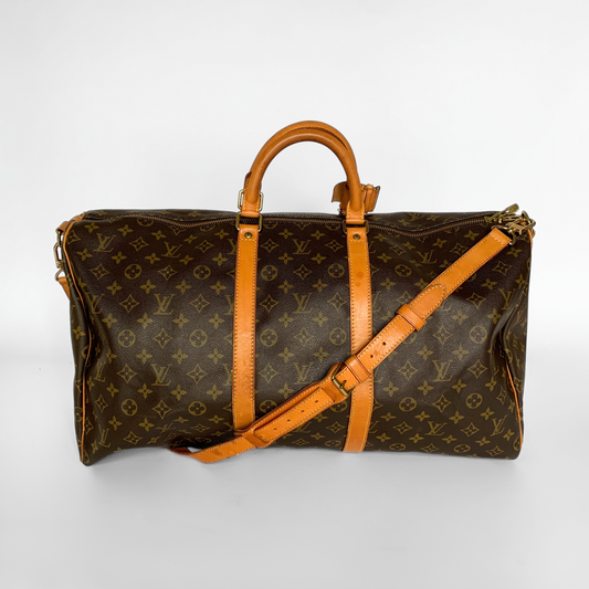 Louis Vuitton Louis Vuitton Keepall 55 Bandouli&egrave;re Monogram Canvas - Travel bags - Etoile Luxury Vintage