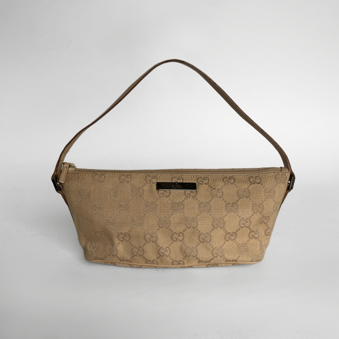 Gucci Gucci Boat Pochette Monogram Canvas - Handbags - Etoile Luxury Vintage