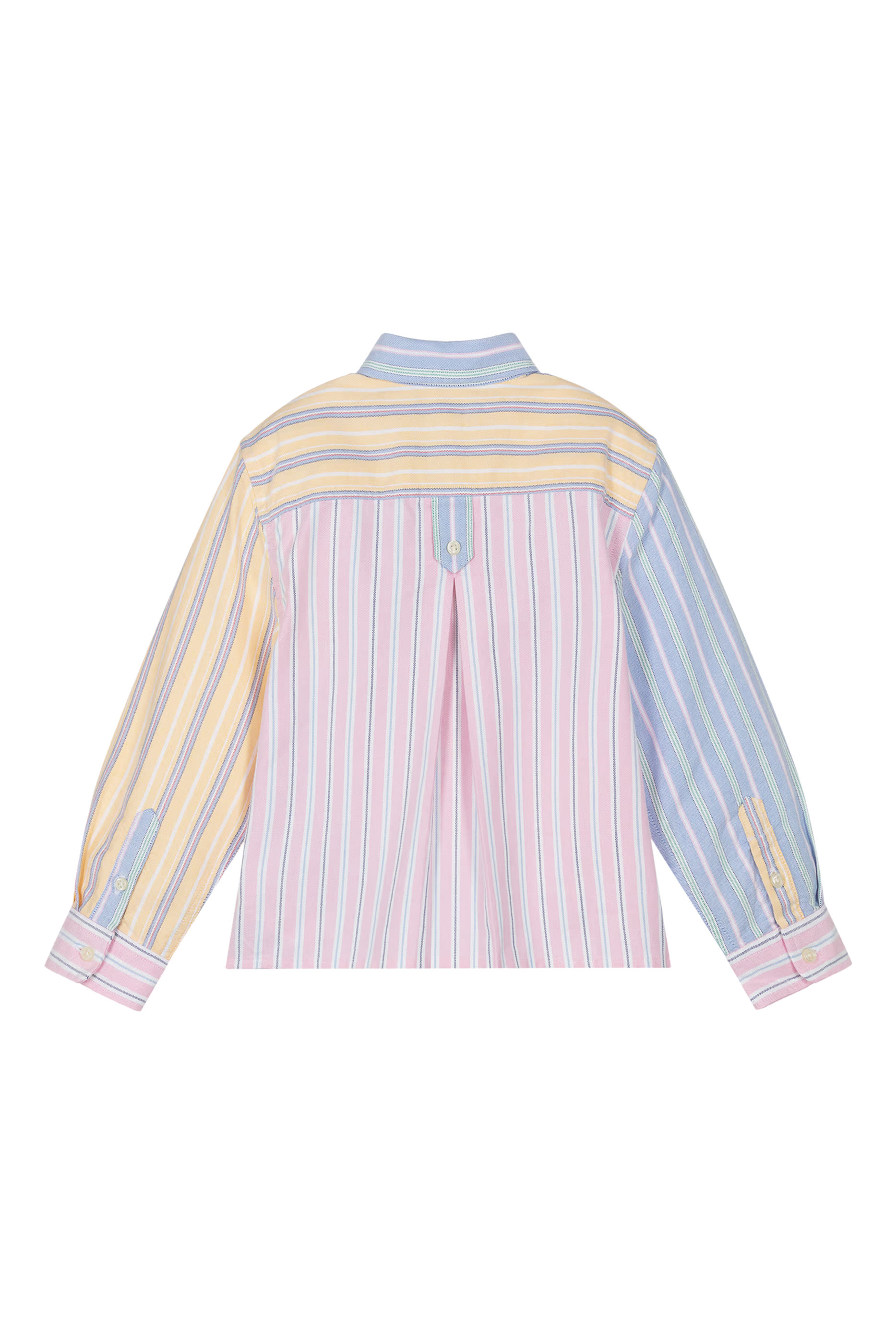 Kids Striped Cotton Oxford Boxy Fun Shirt