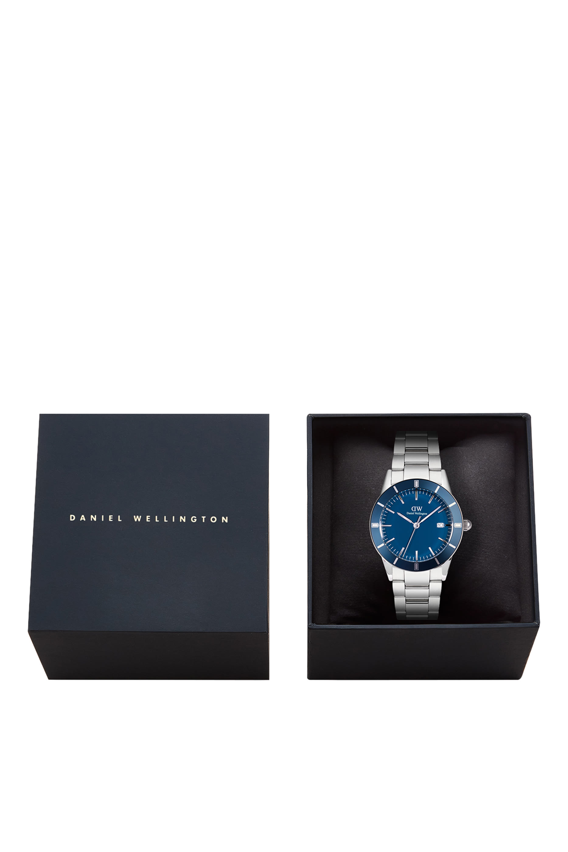Iconic Paradigma Link Blue Enamel watch, 40mm