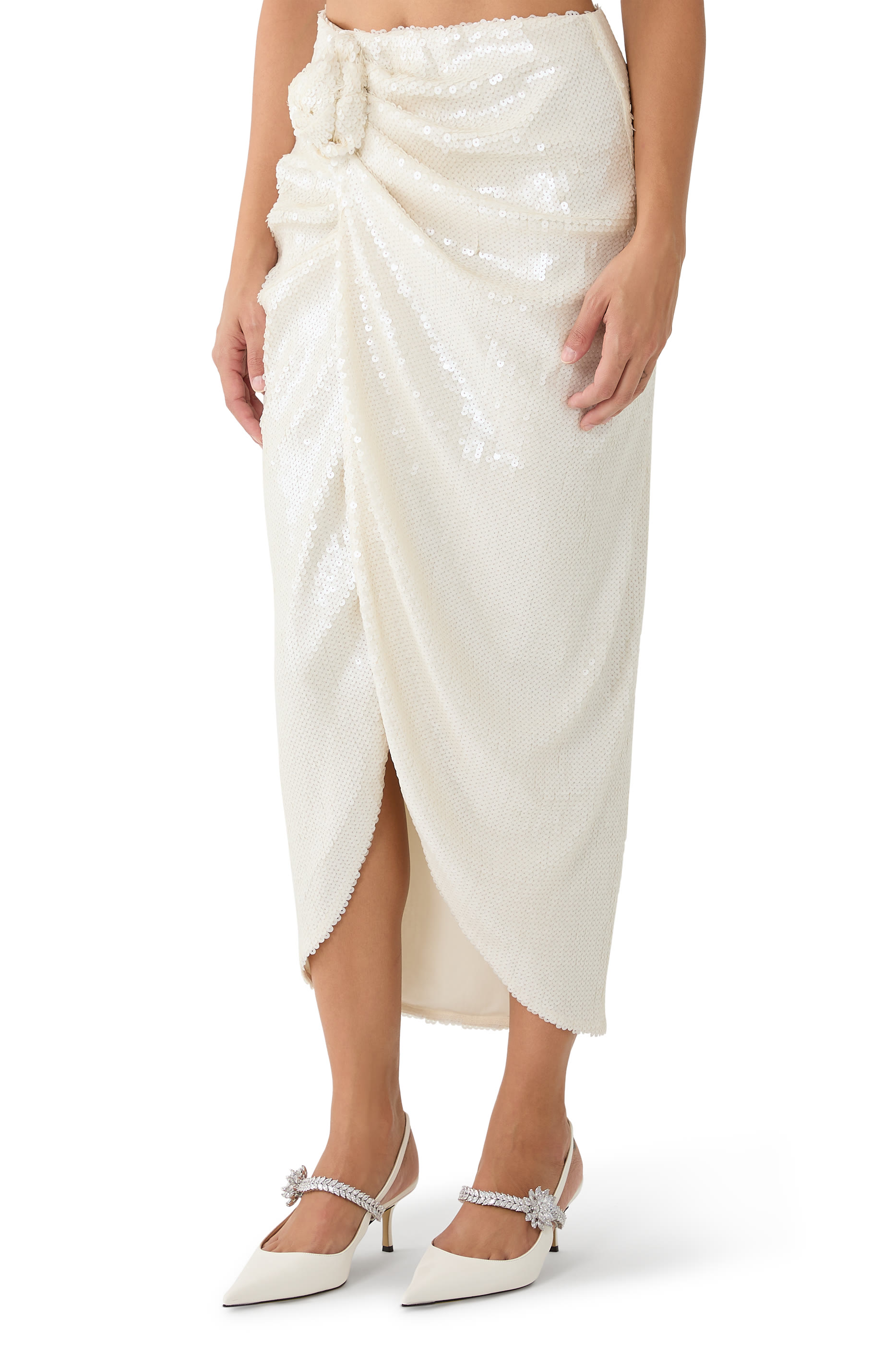 Sequins Knot Skirt 