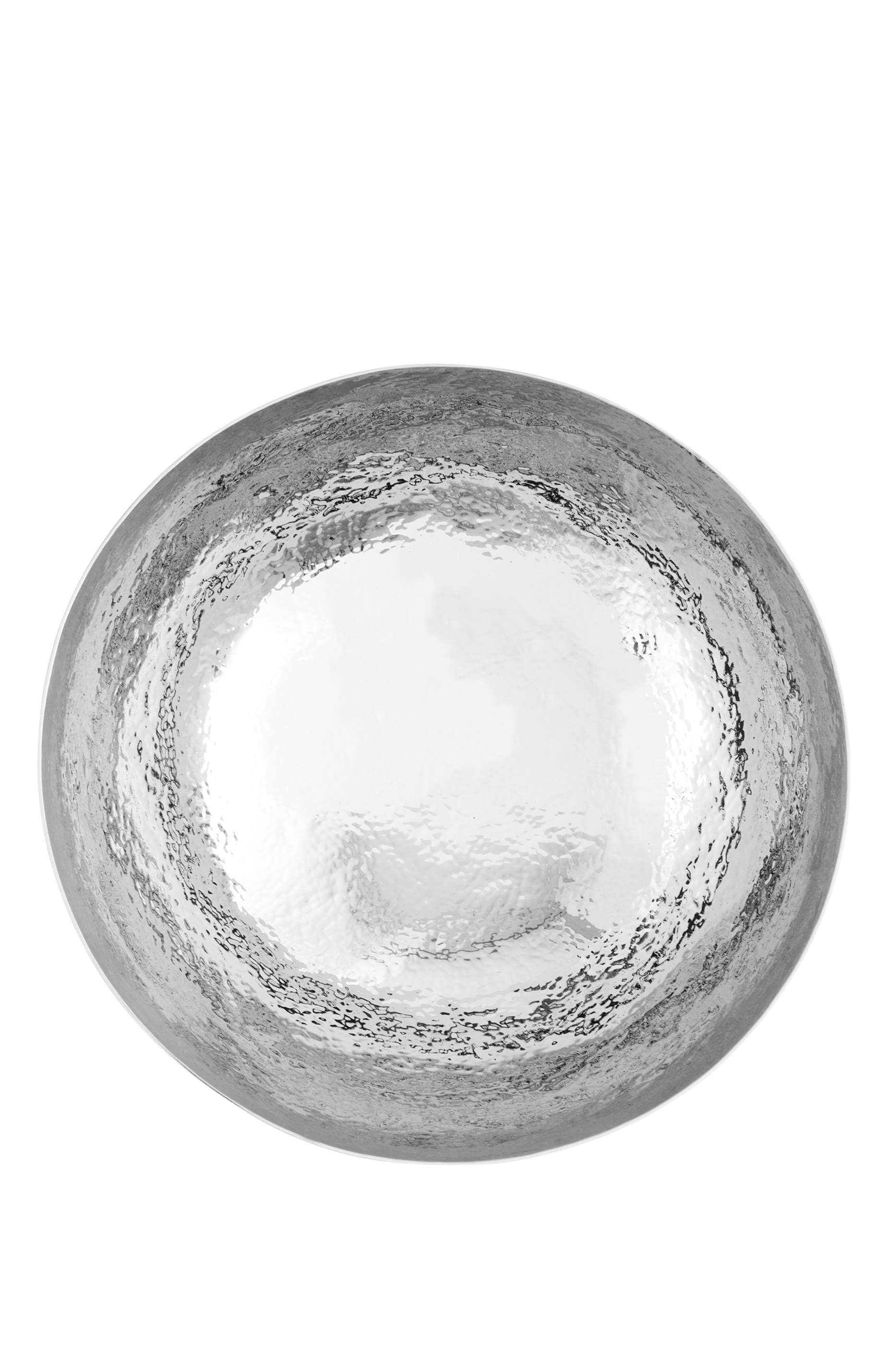 Pomegranate Silver  Gold Serving Bowl