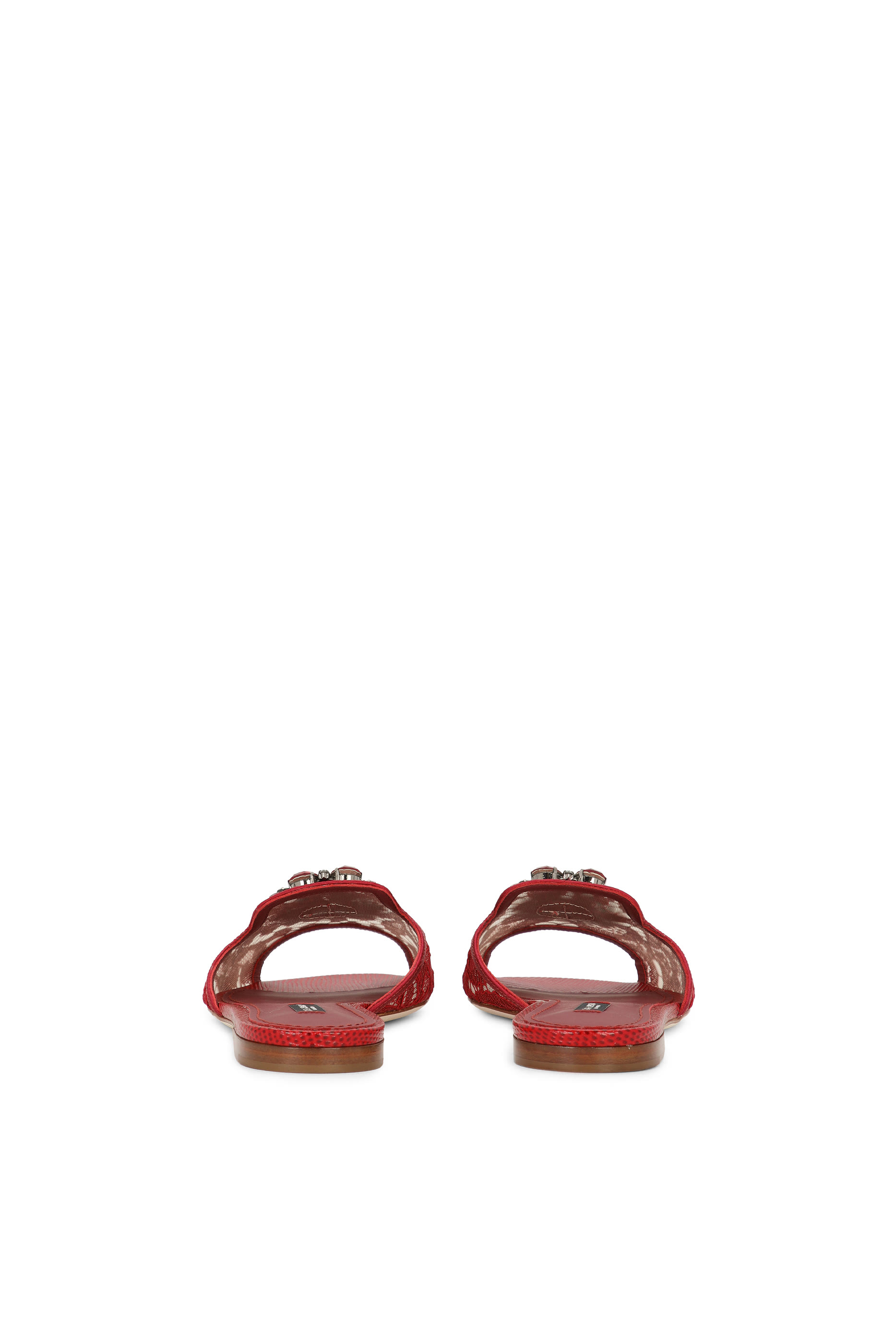  Slippers in Lace with Crystal 