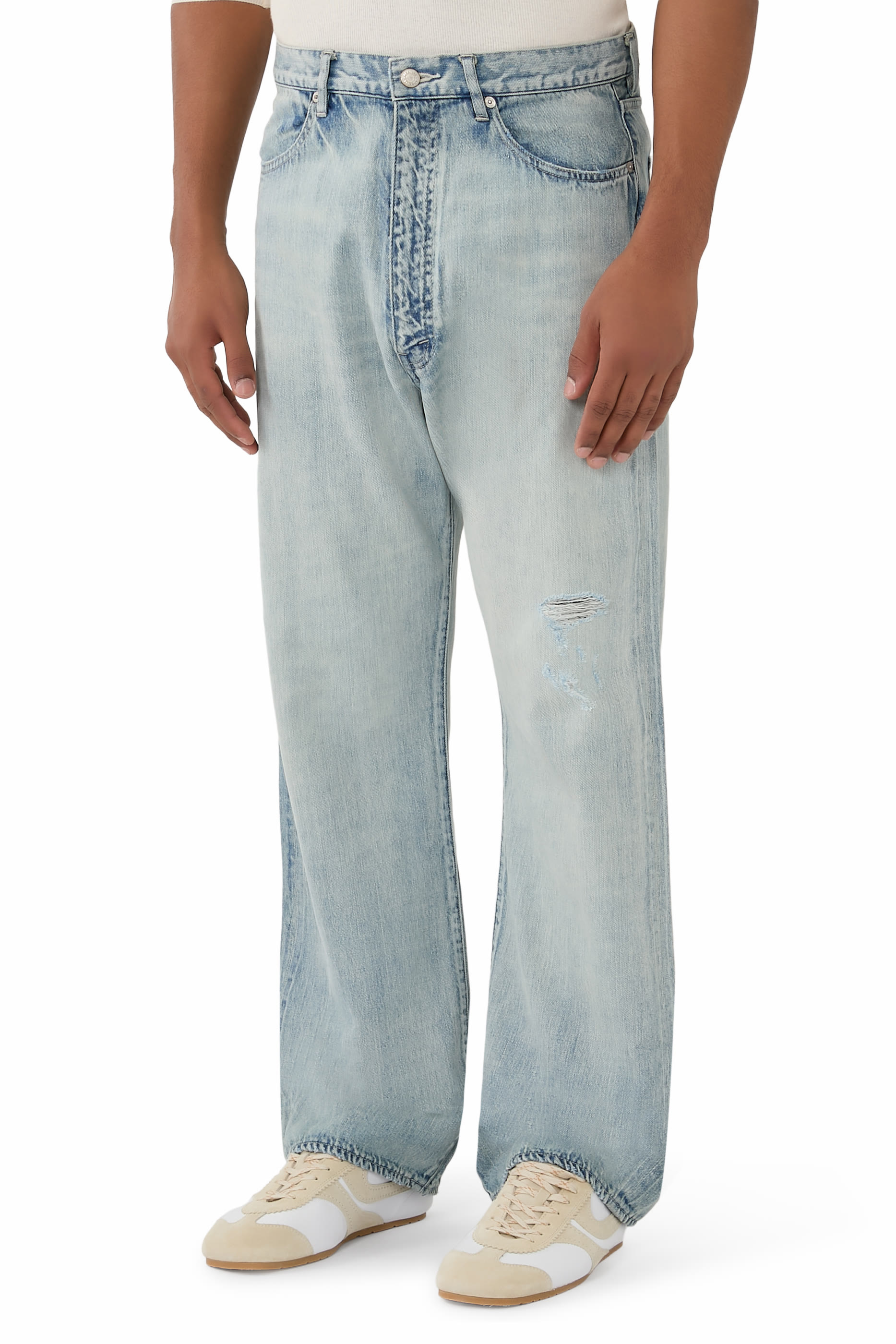 Faded Selvedge Light Denim Pants