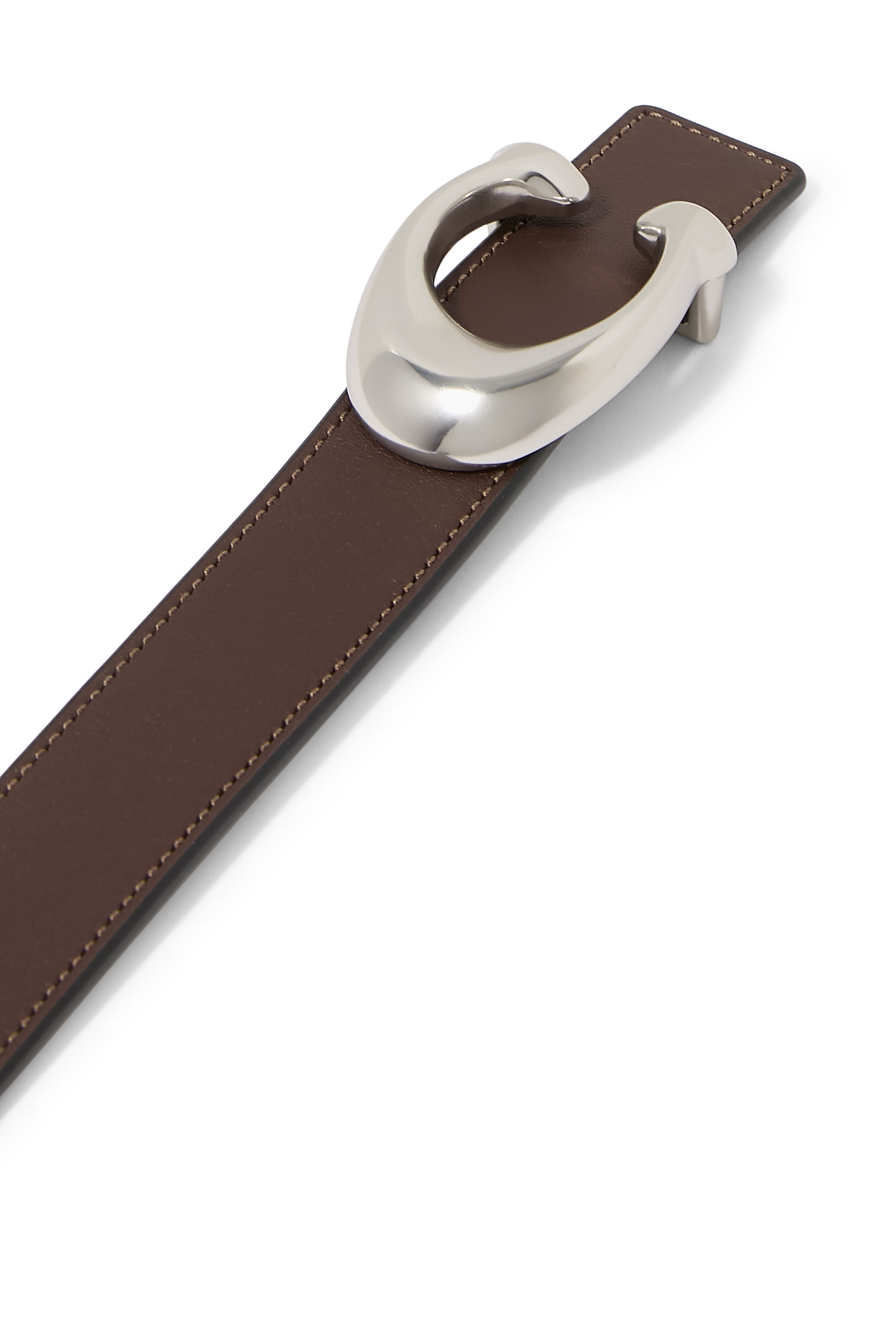 Sculpted C Buckle Reversible Belt