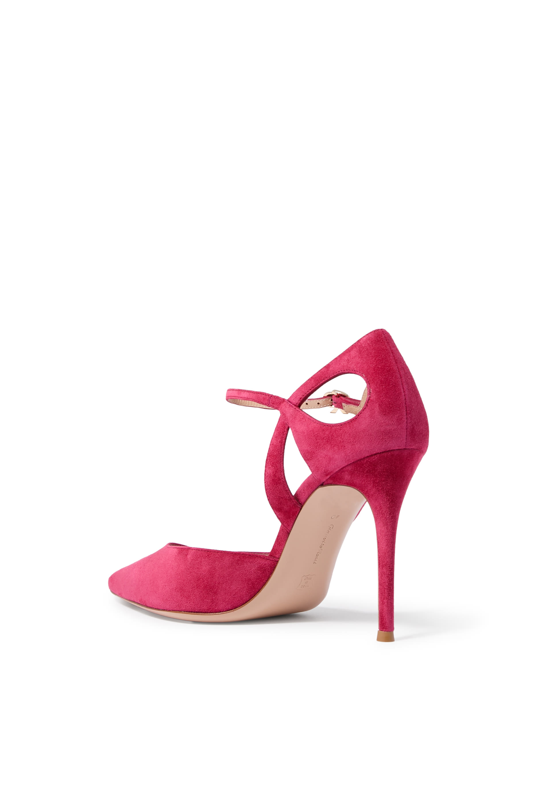 Charlotte 95 Pumps in Suede Leather
