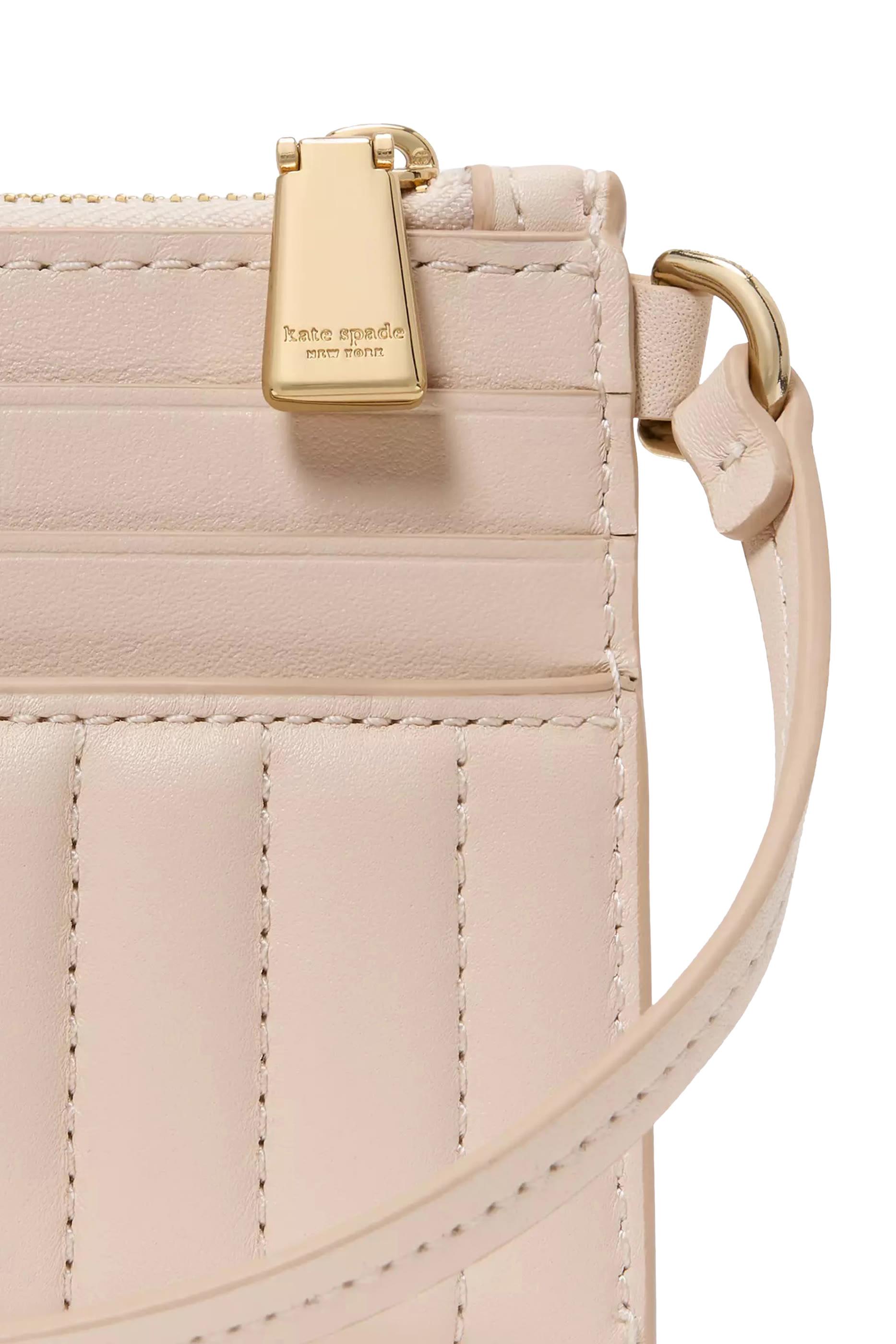 Deco Quilted Coin Card Case Wristlet 