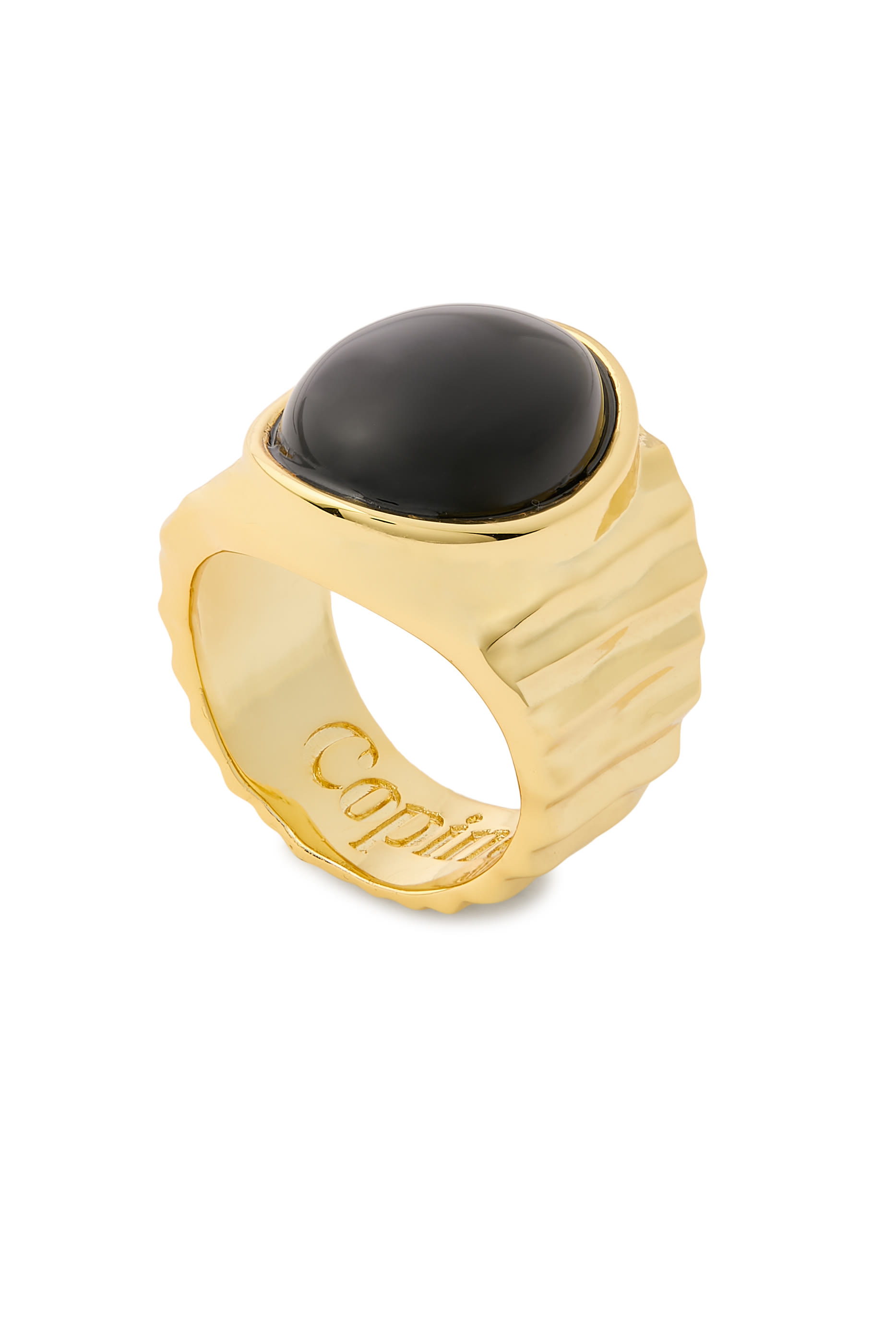 Rima Ring,  Sterling Silver  Agate