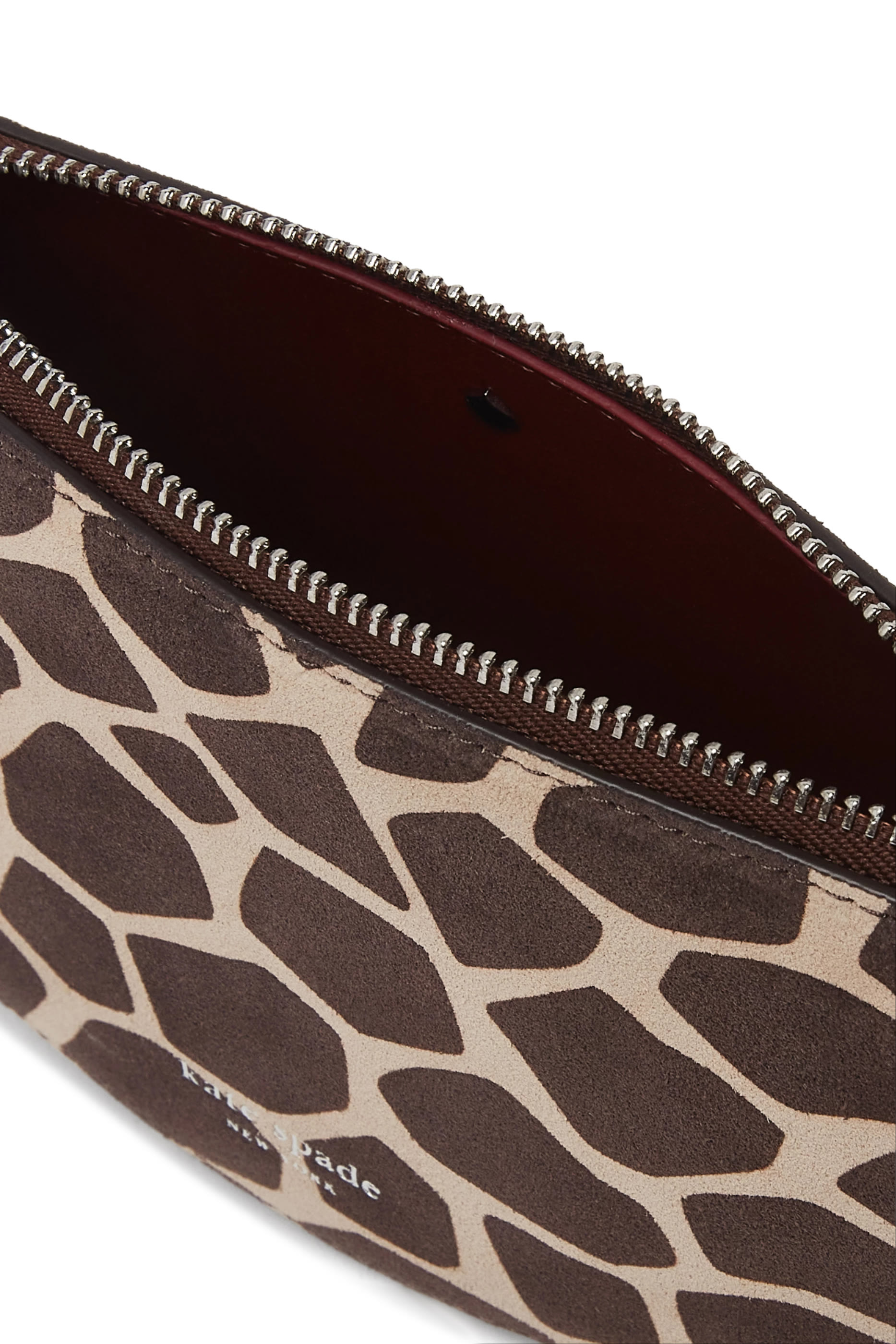 Wink Giraffe Suede Wristlet 