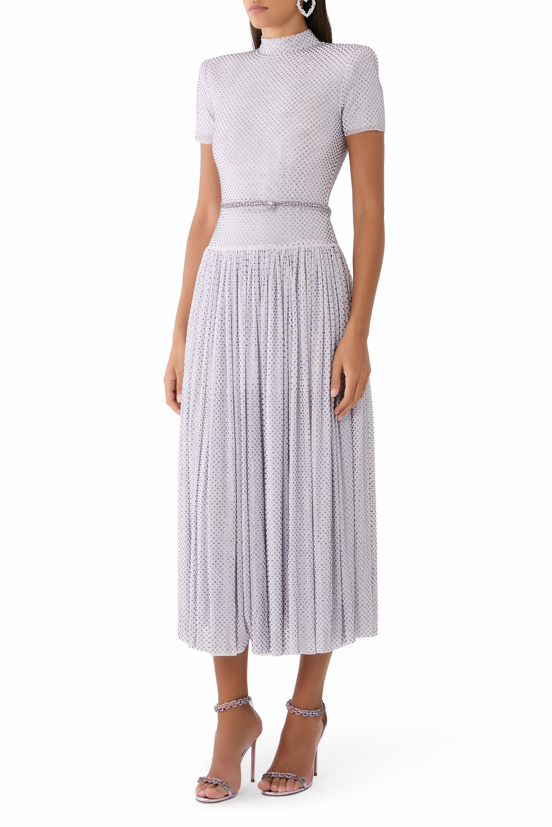 Rhinestone Midi Dress