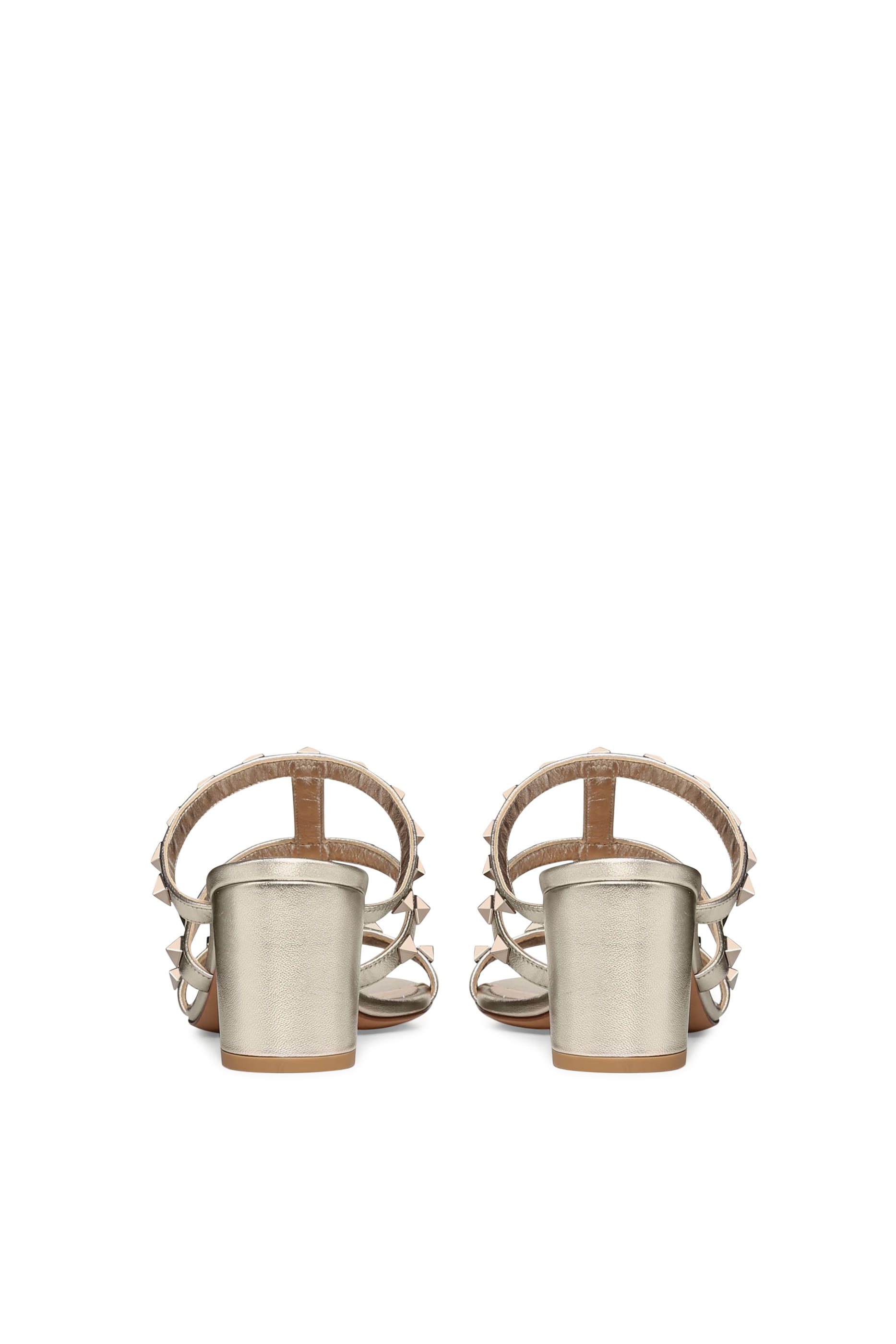 Rockstud 60 Metallic Mules