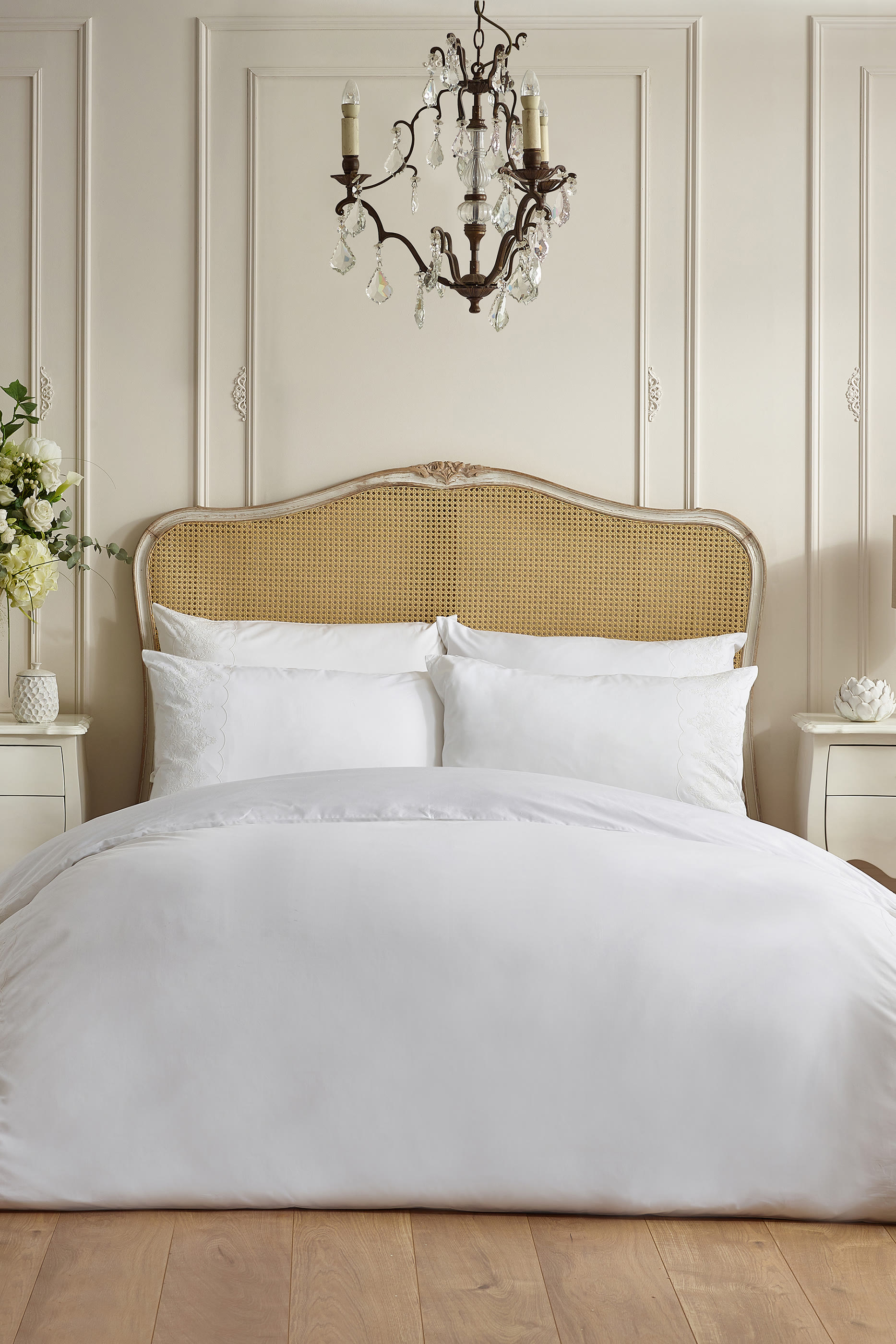Coleton Broderie Duvet Cover  Pillowcase Set