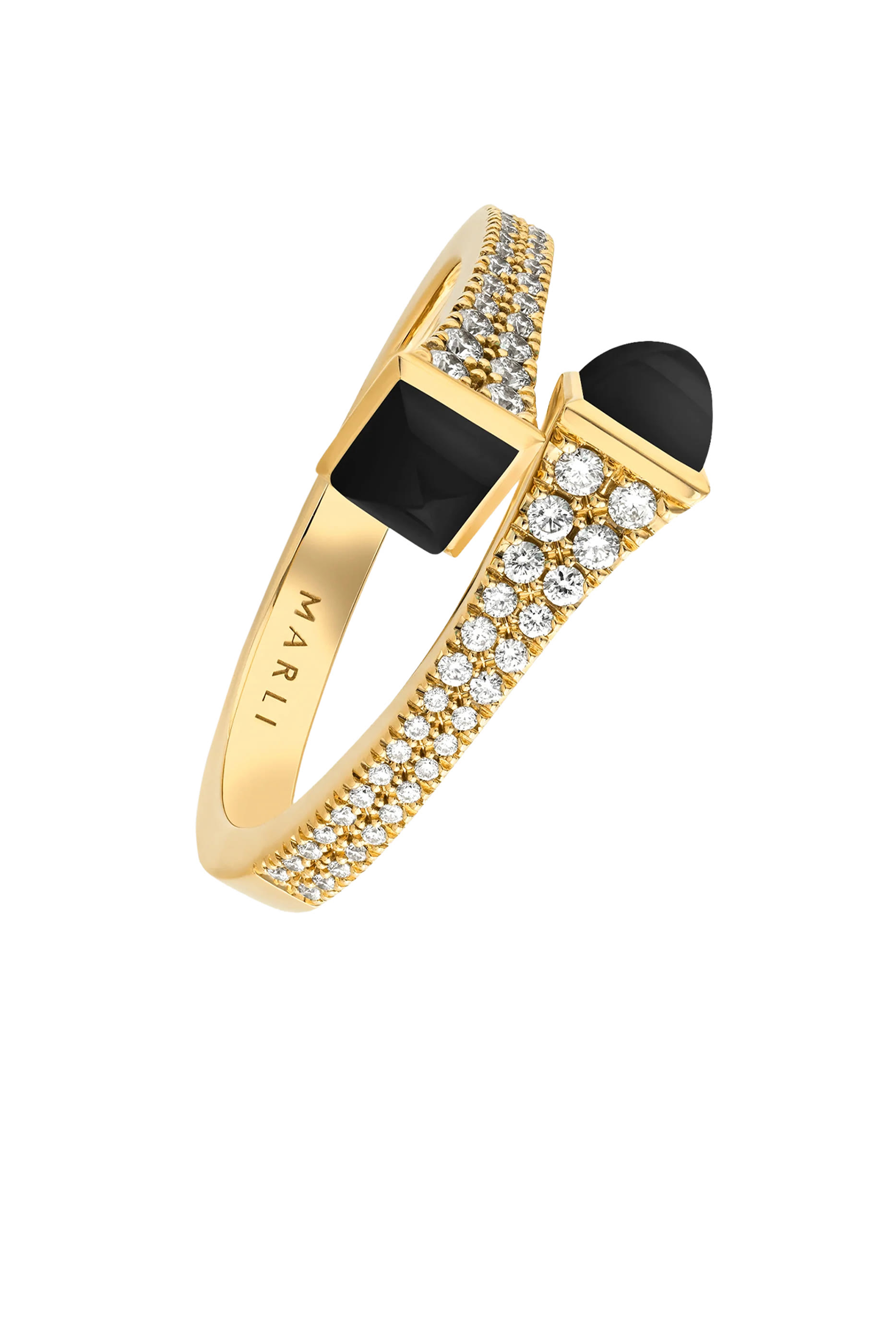 Cleo Diamond Slim Ring, 18K Yellow Gold  Diamonds