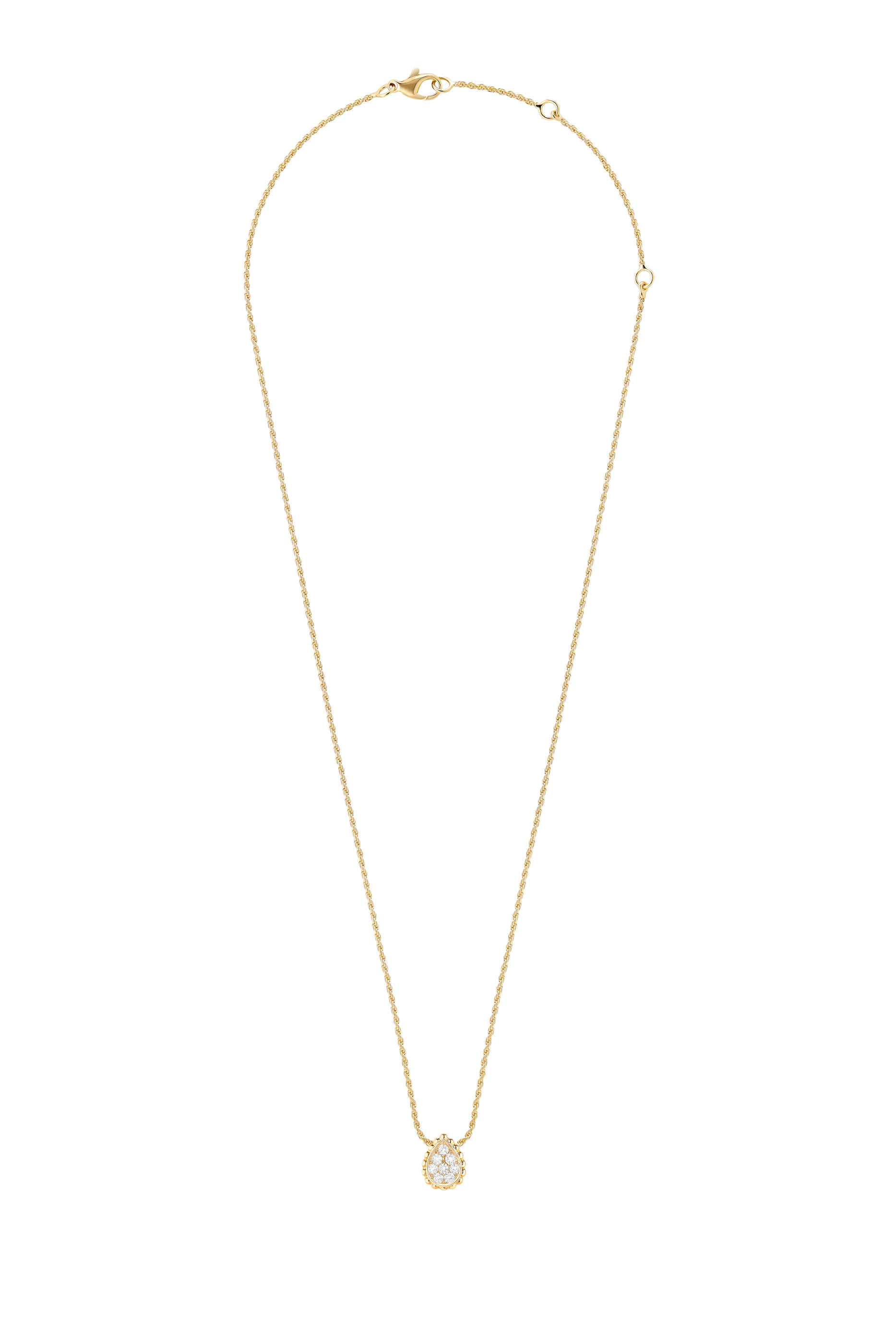 Serpent Boh&egrave;me Pendant, XS Motif, 18K Yellow Gold  Diamonds