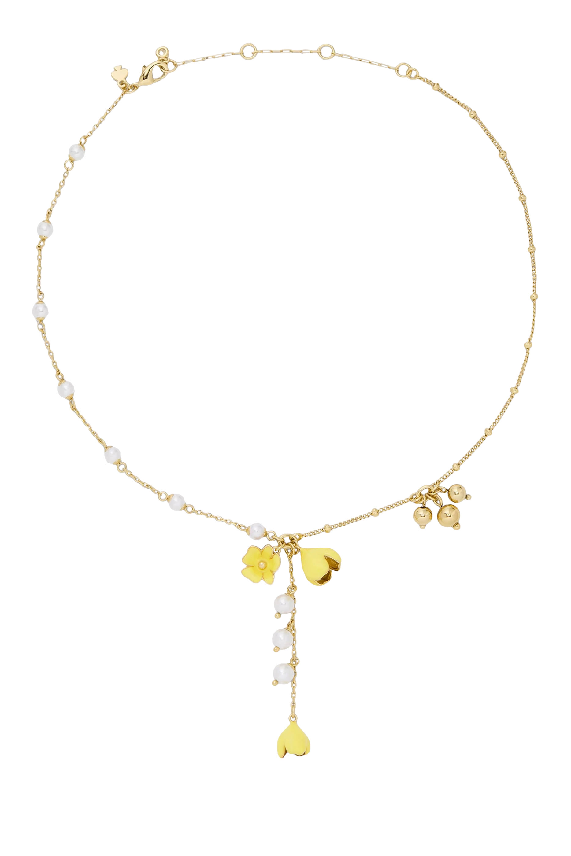 Bloom Y Necklace, Glass  Enamel