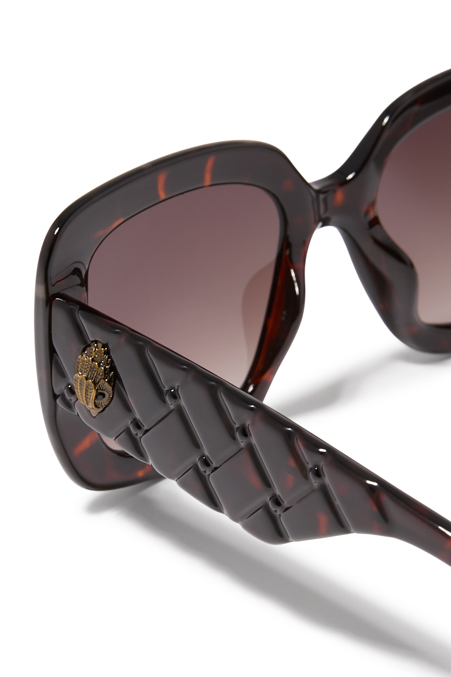 Quilted-Effect Eagle Sunglasses